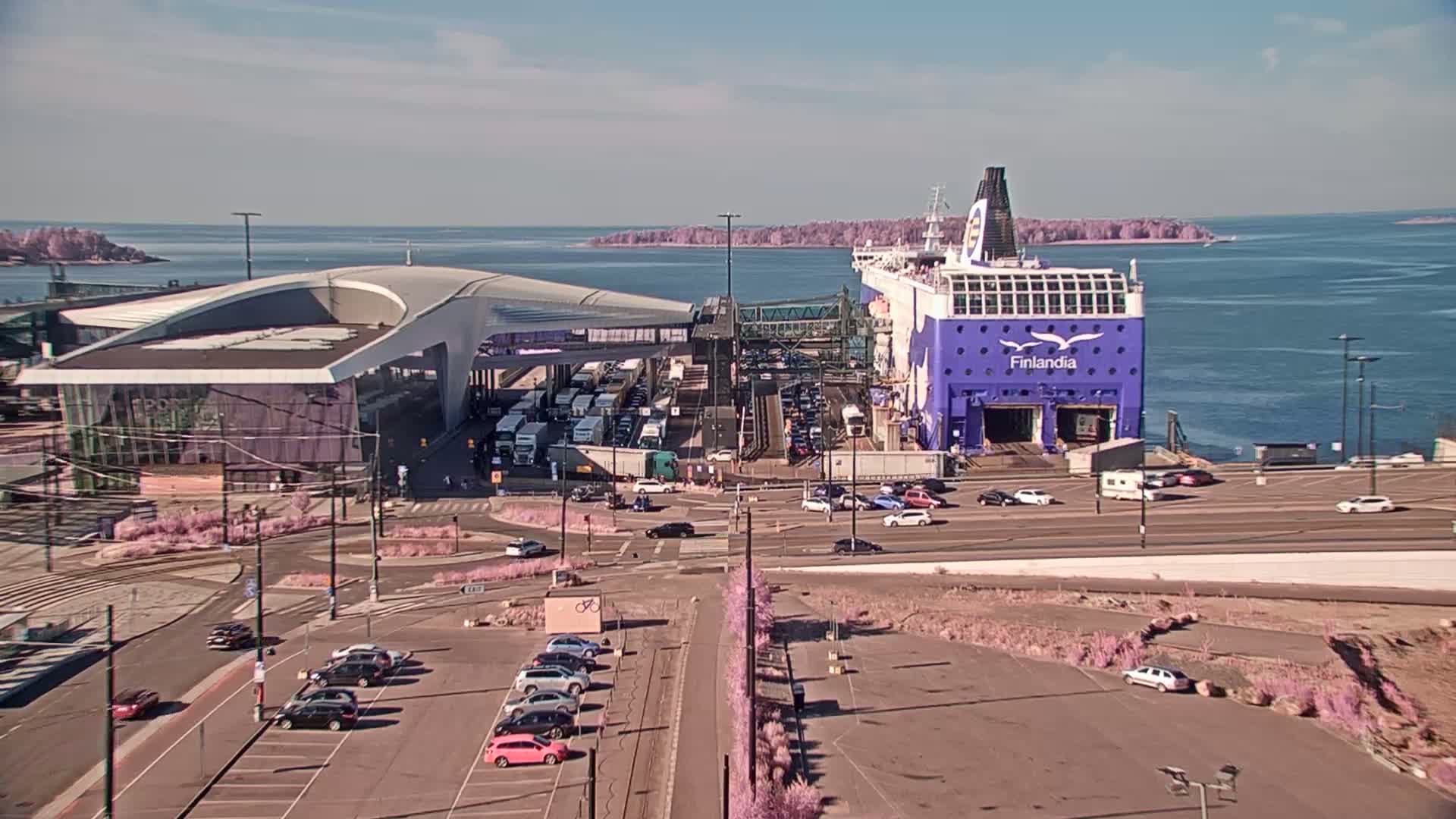 Port of Helsinki, West Harbour South View Live Cam - Hietalahti, Helsinki, Uusimaa, Finland