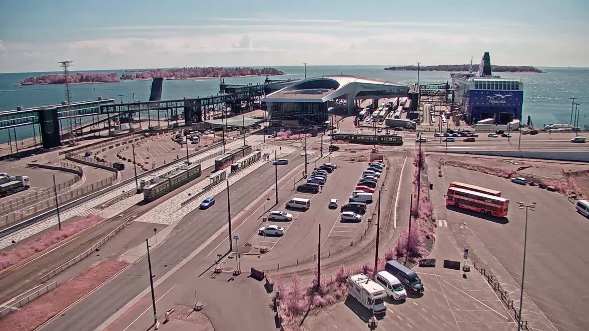 Port of Helsinki, West Harbour South View Live Cam - Hietalahti, Helsinki, Uusimaa, Finland