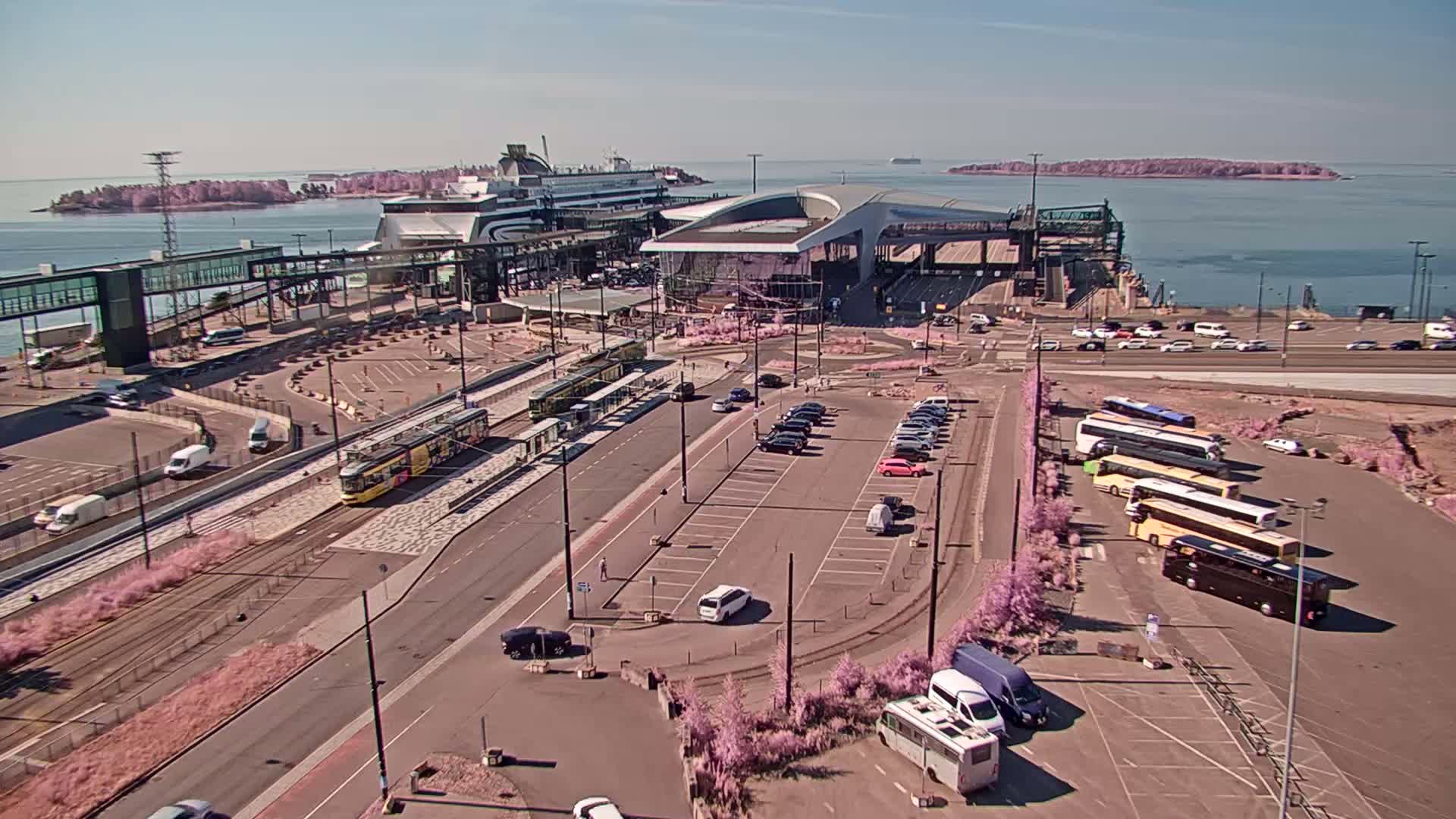 Port of Helsinki, West Harbour South View Live Cam - Hietalahti, Helsinki, Uusimaa, Finland