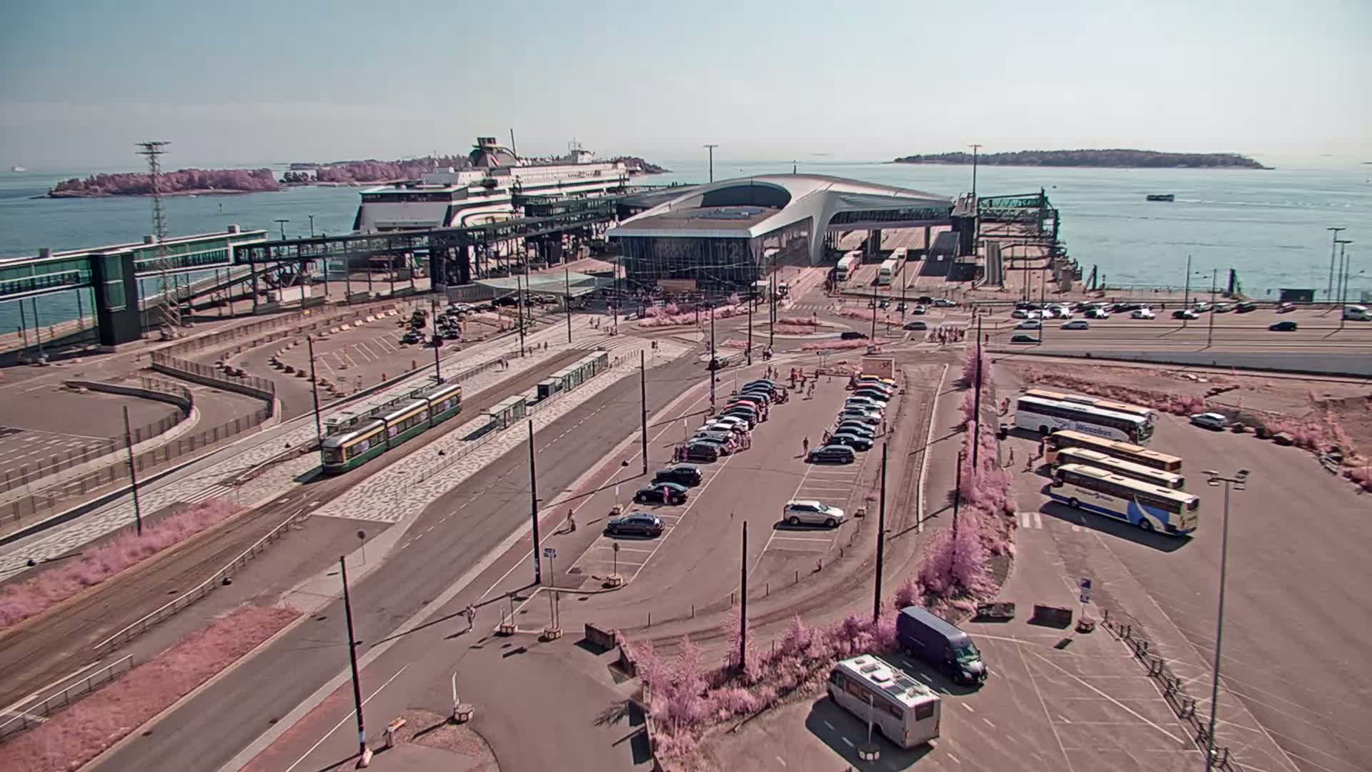 Port of Helsinki, West Harbour South View Live Cam - Hietalahti, Helsinki, Uusimaa, Finland