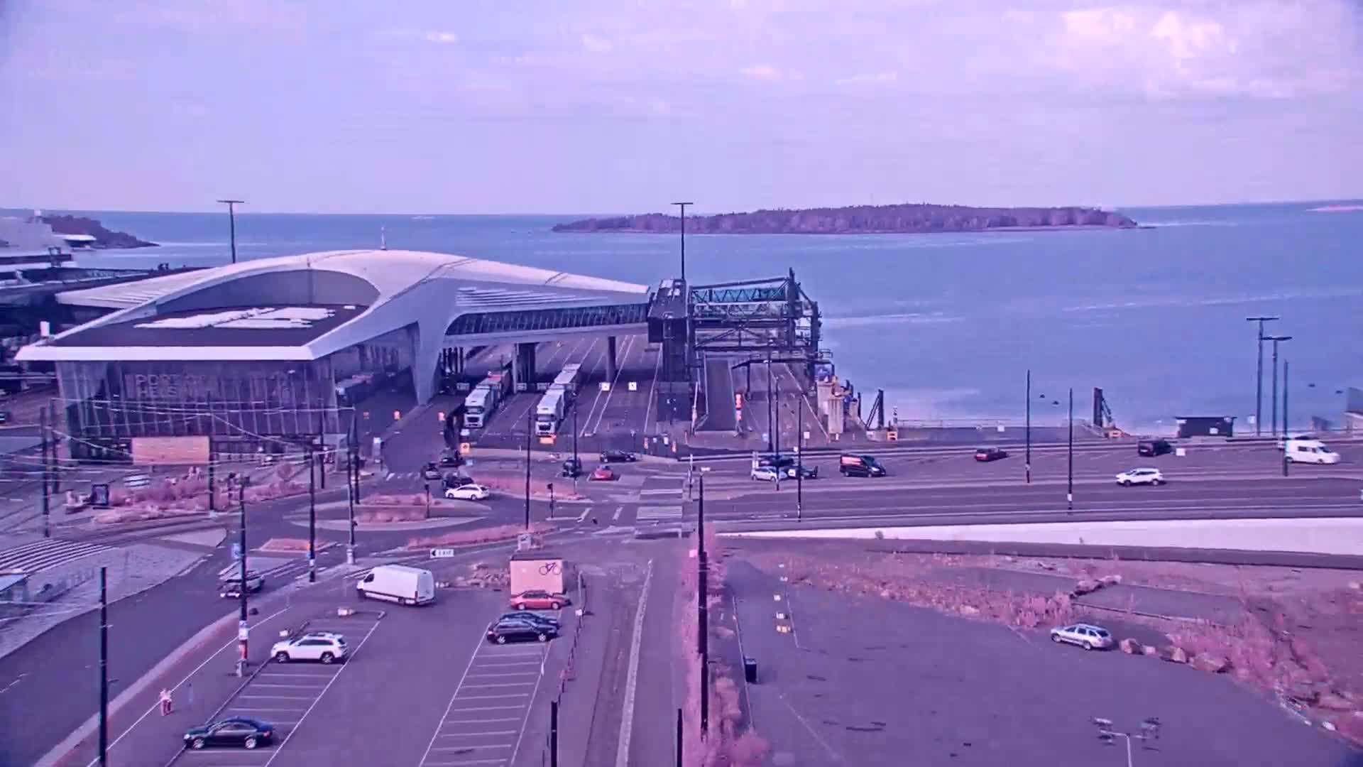 Port of Helsinki, West Harbour South View Live Cam - Hietalahti, Helsinki, Uusimaa, Finland