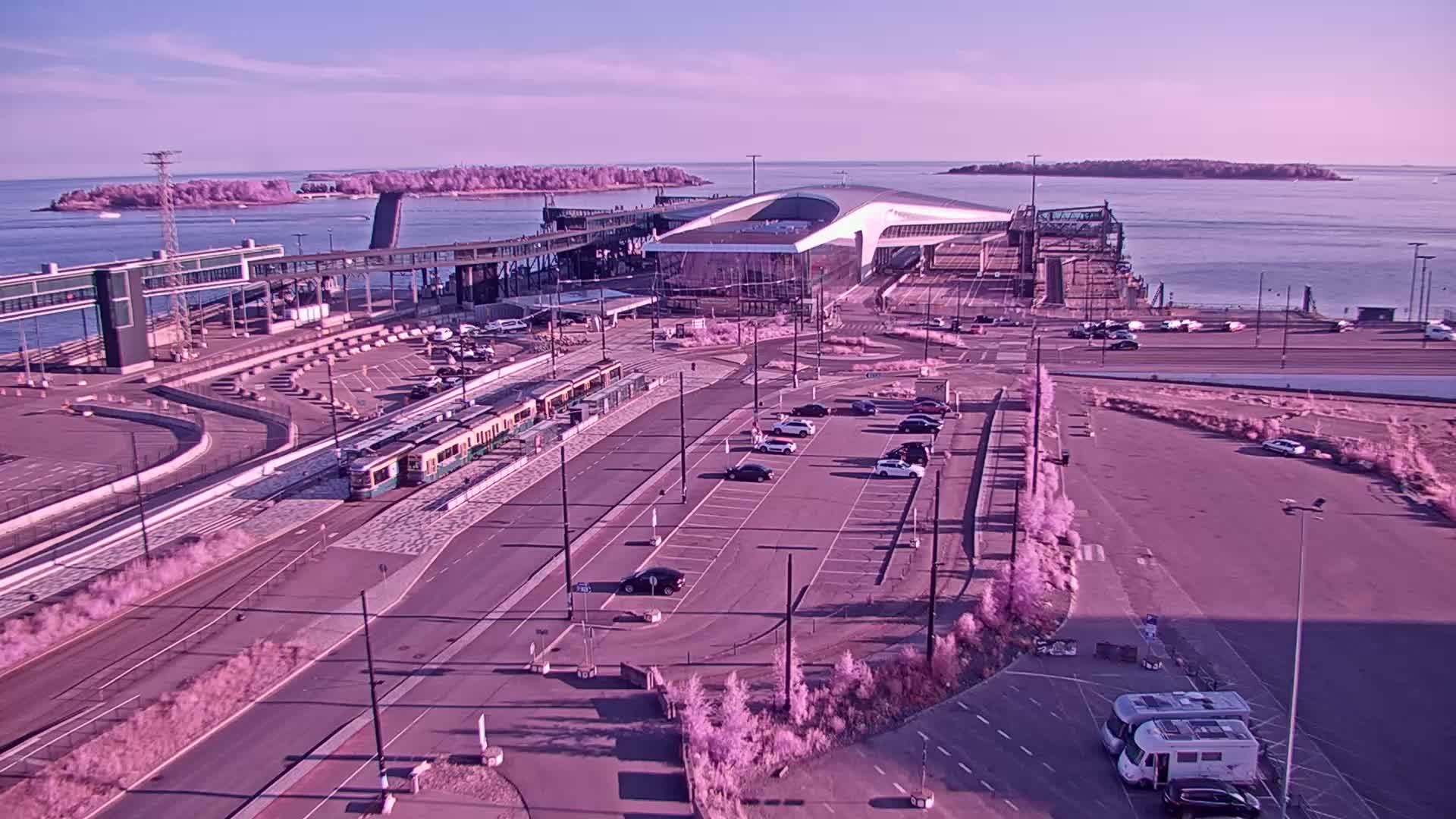 Port of Helsinki, West Harbour South View Live Cam - Hietalahti, Helsinki, Uusimaa, Finland