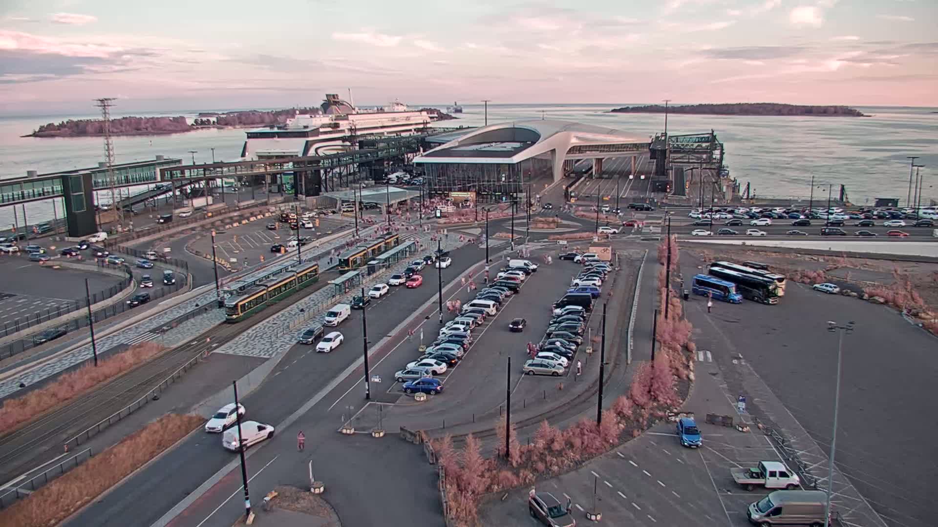 Port of Helsinki, West Harbour South View Live Cam - Hietalahti, Helsinki, Uusimaa, Finland