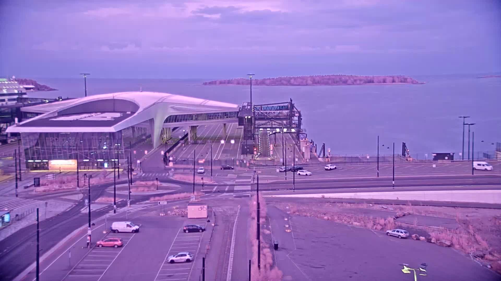 Port of Helsinki, West Harbour South View Live Cam - Hietalahti, Helsinki, Uusimaa, Finland