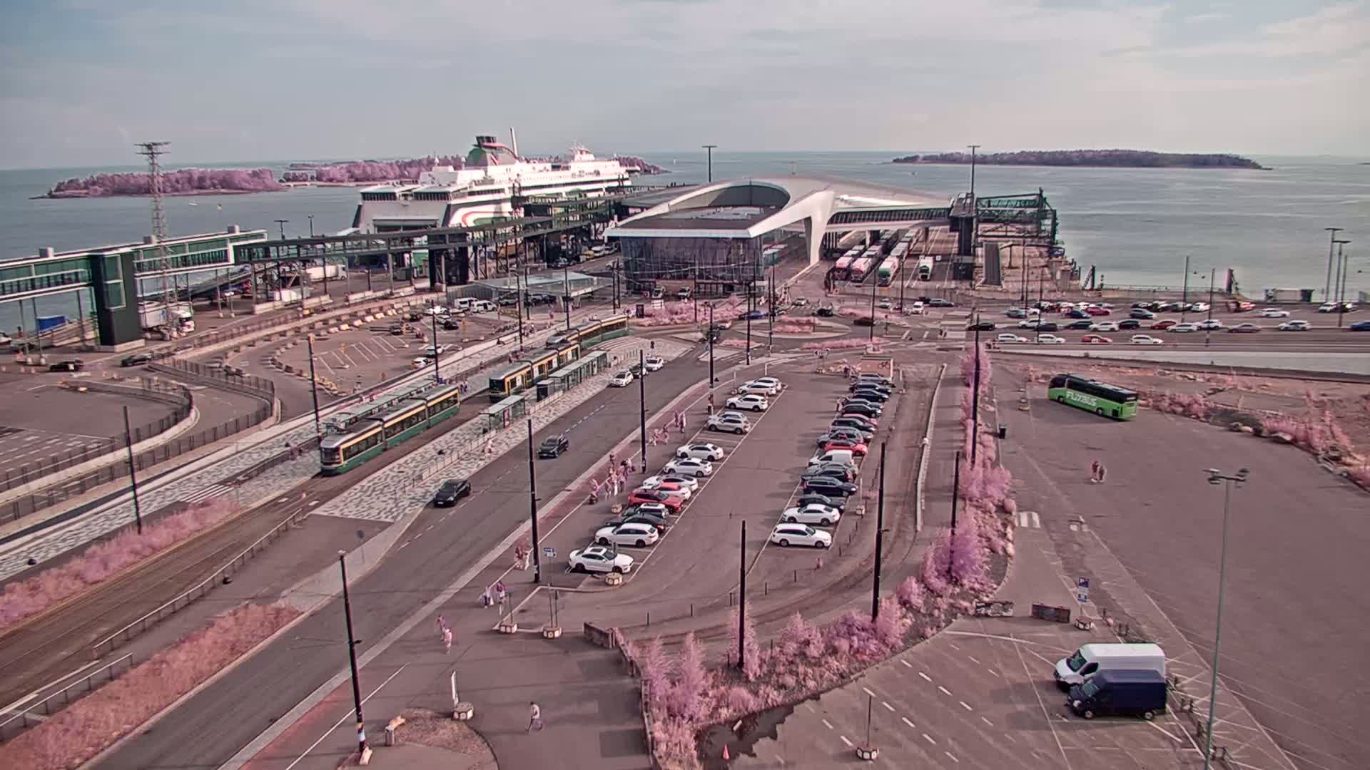 Port of Helsinki, West Harbour South View Live Cam - Hietalahti, Helsinki, Uusimaa, Finland