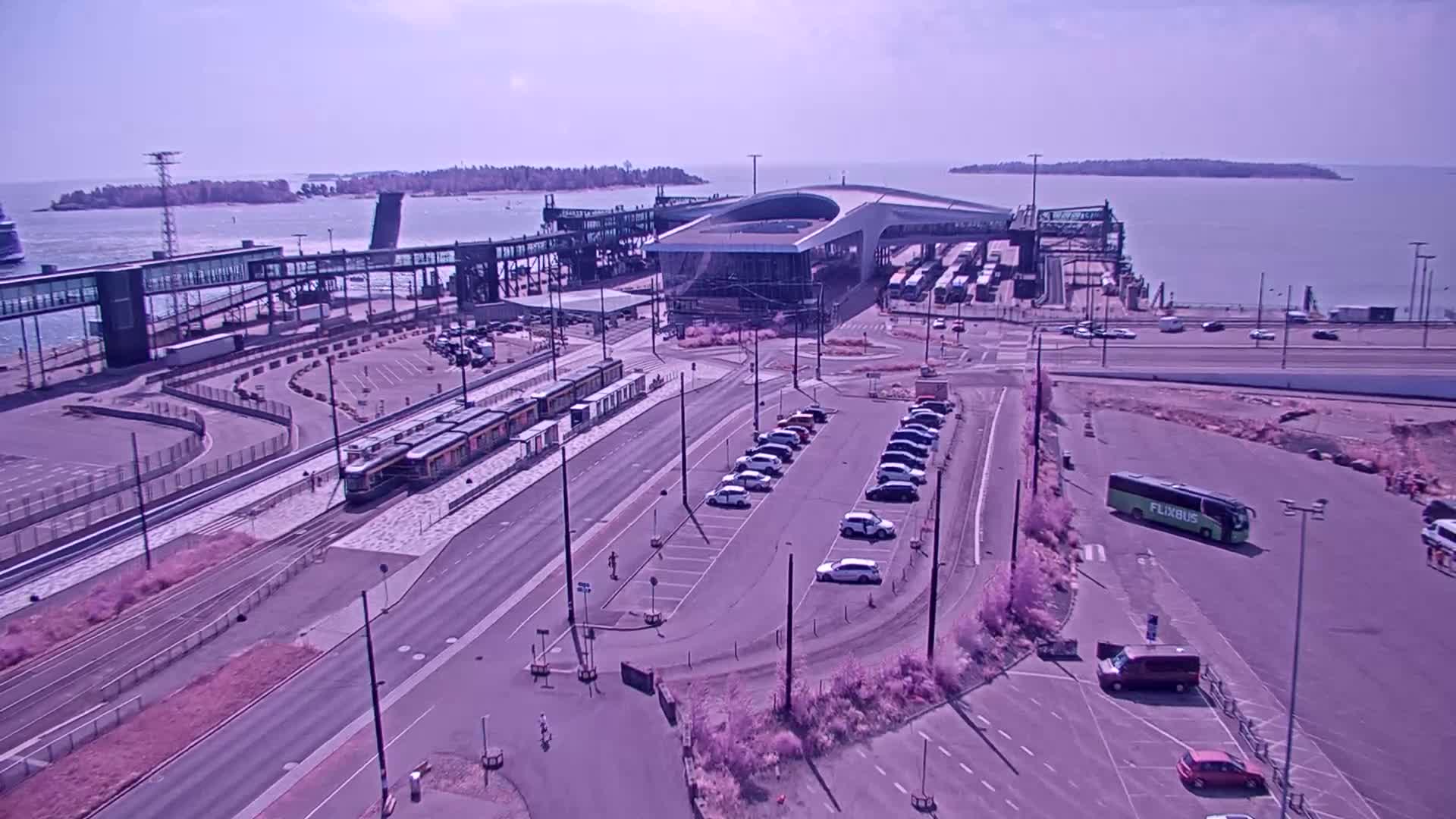 Port of Helsinki, West Harbour South View Live Cam - Hietalahti, Helsinki, Uusimaa, Finland