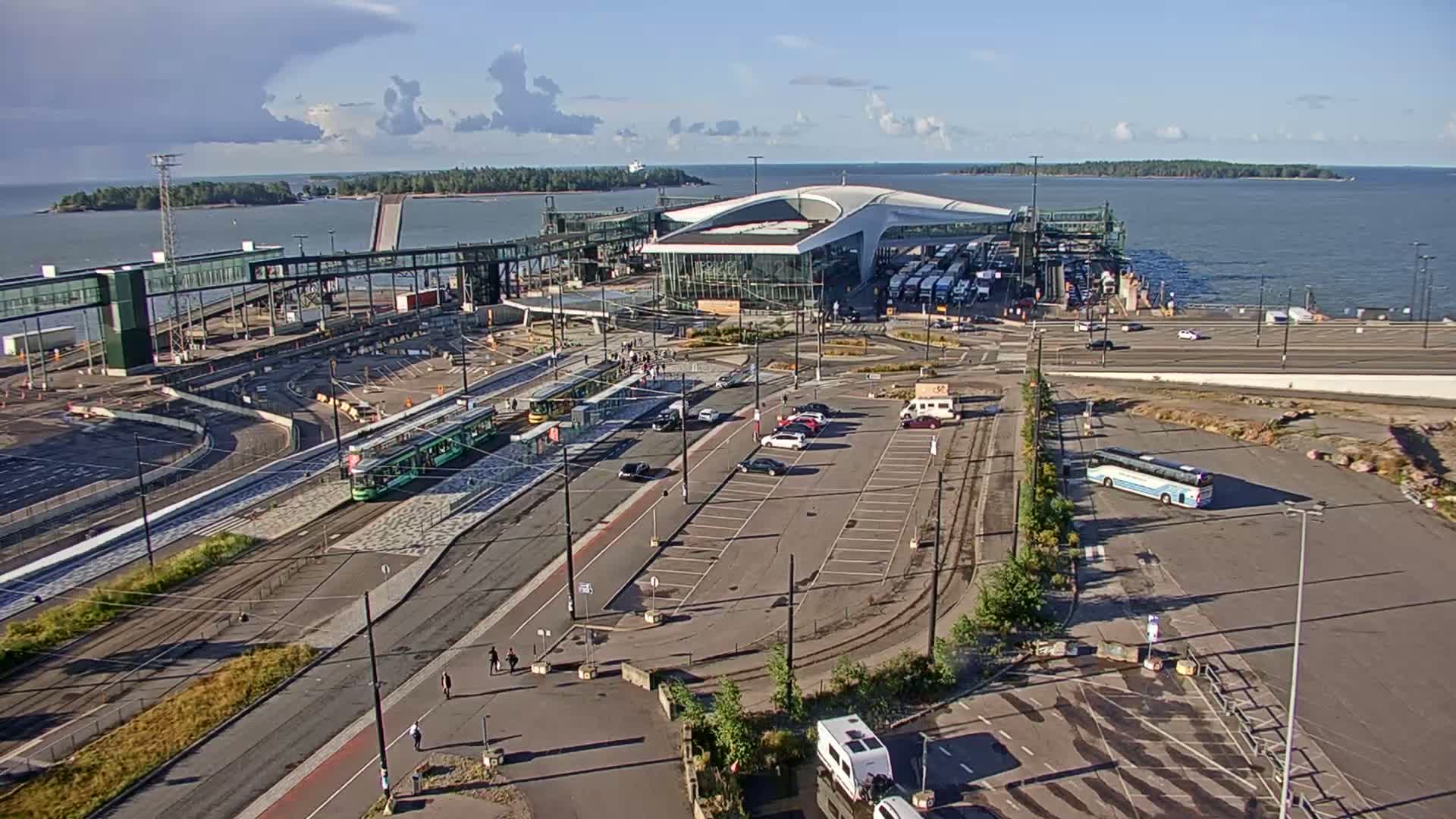 Port of Helsinki, West Harbour South View Live Cam - Hietalahti, Helsinki, Uusimaa, Finland