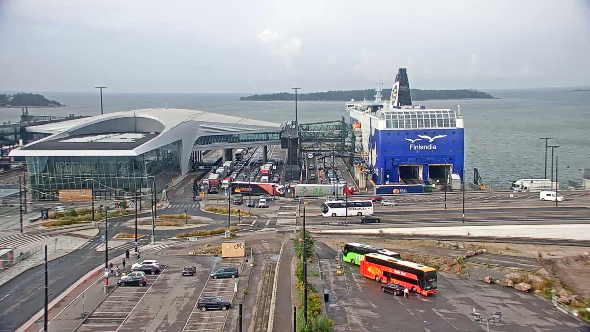 Port of Helsinki, West Harbour South View Live Cam - Hietalahti, Helsinki, Uusimaa, Finland