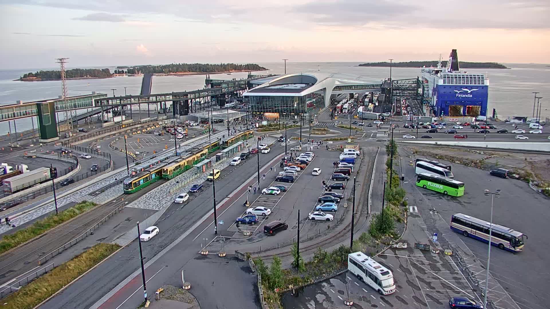 Port of Helsinki, West Harbour South View Live Cam - Hietalahti, Helsinki, Uusimaa, Finland