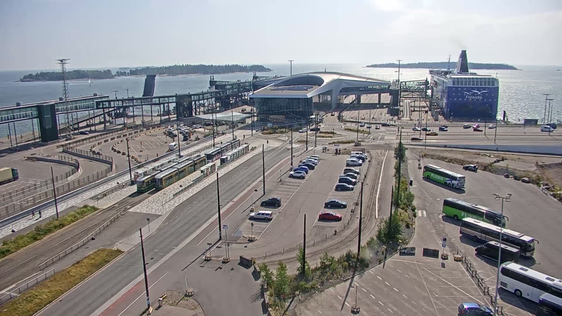Port of Helsinki, West Harbour South View Live Cam - Hietalahti, Helsinki, Uusimaa, Finland