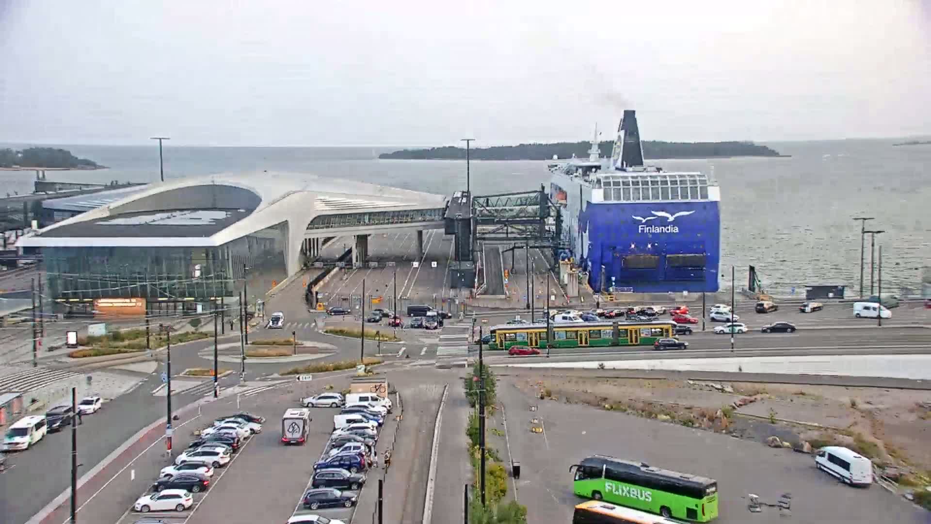 Port of Helsinki, West Harbour South View Live Cam - Hietalahti, Helsinki, Uusimaa, Finland