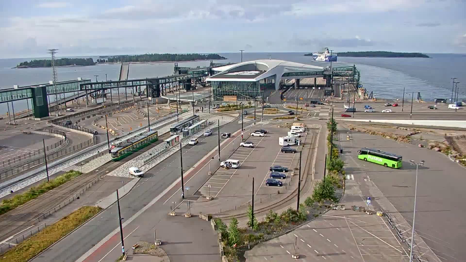Port of Helsinki, West Harbour South View Live Cam - Hietalahti, Helsinki, Uusimaa, Finland
