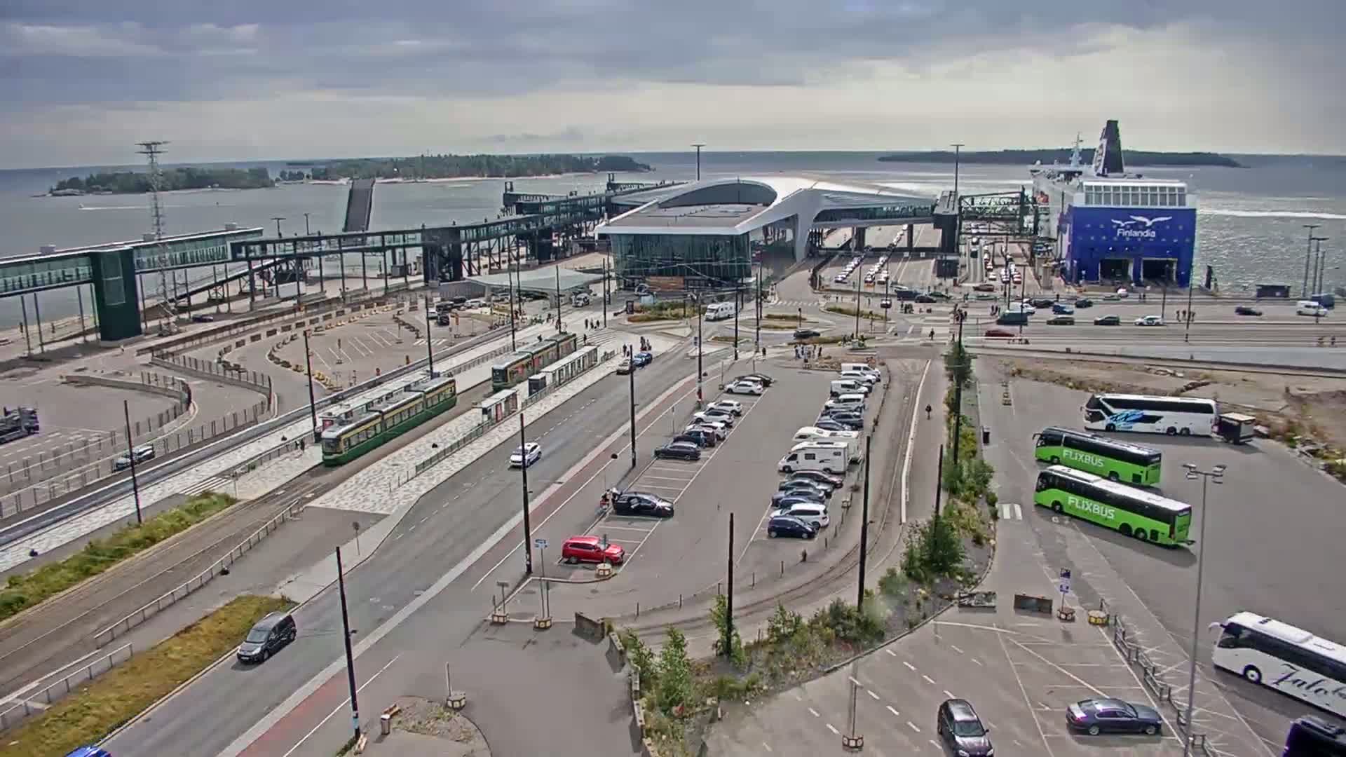 Port of Helsinki, West Harbour South View Live Cam - Hietalahti, Helsinki, Uusimaa, Finland