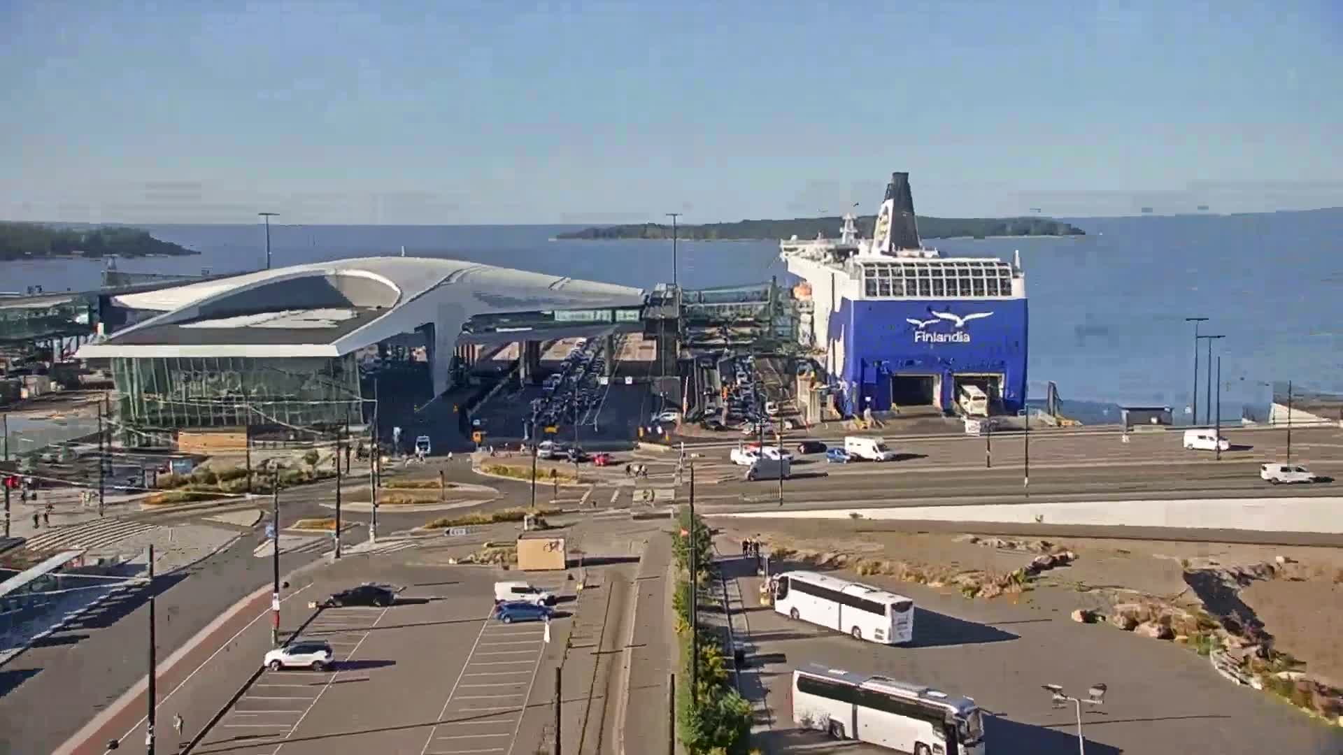 Port of Helsinki, West Harbour South View Live Cam - Hietalahti, Helsinki, Uusimaa, Finland