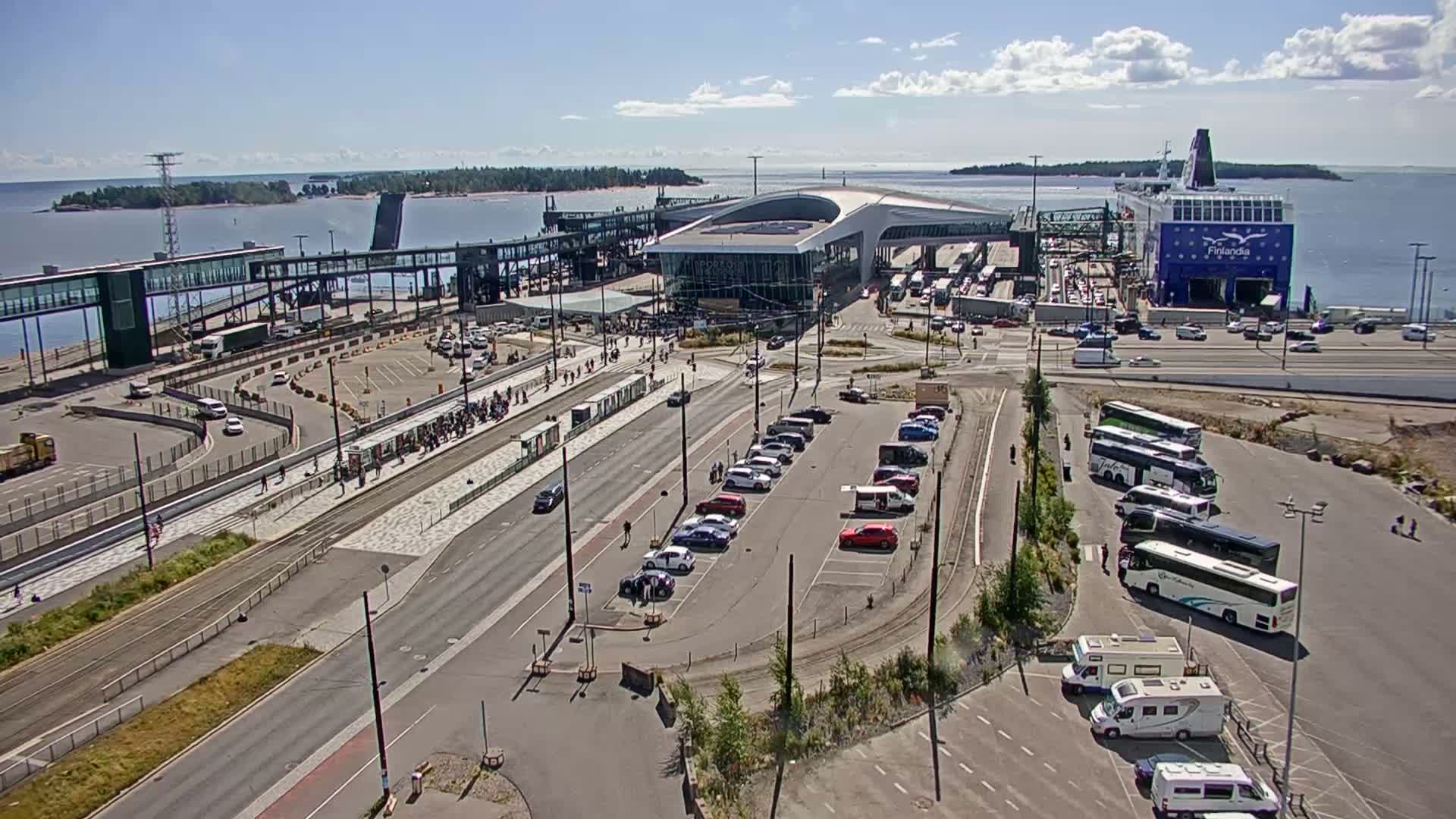 Port of Helsinki, West Harbour South View Live Cam - Hietalahti, Helsinki, Uusimaa, Finland