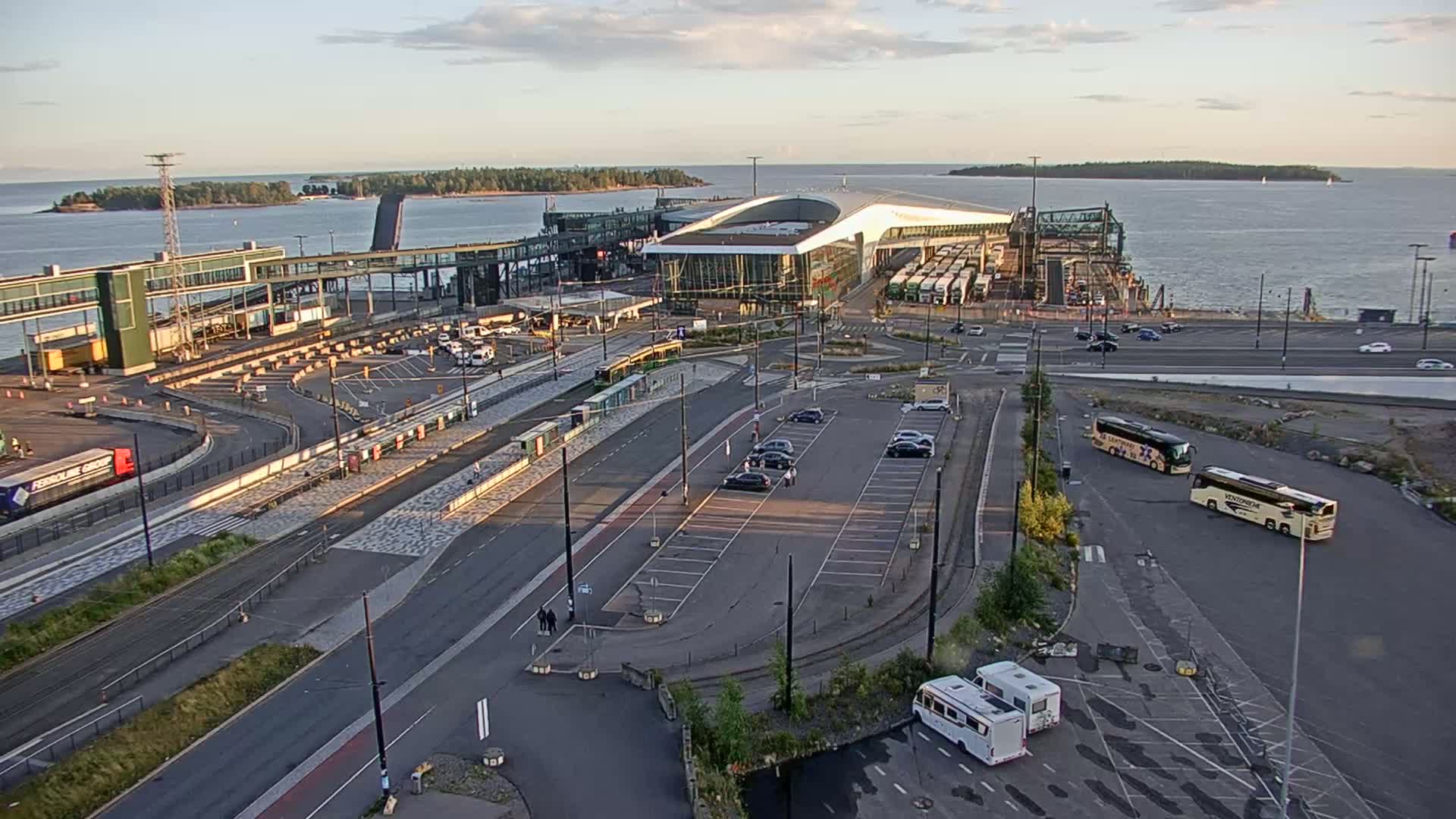 Port of Helsinki, West Harbour South View Live Cam - Hietalahti, Helsinki, Uusimaa, Finland