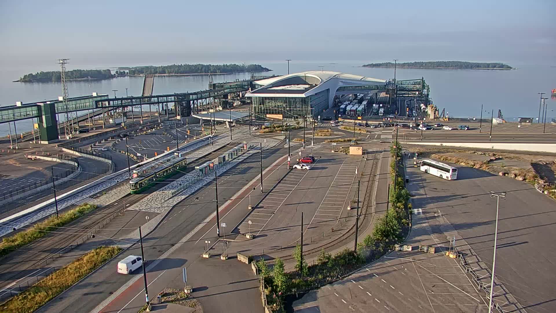 Port of Helsinki, West Harbour South View Live Cam - Hietalahti, Helsinki, Uusimaa, Finland