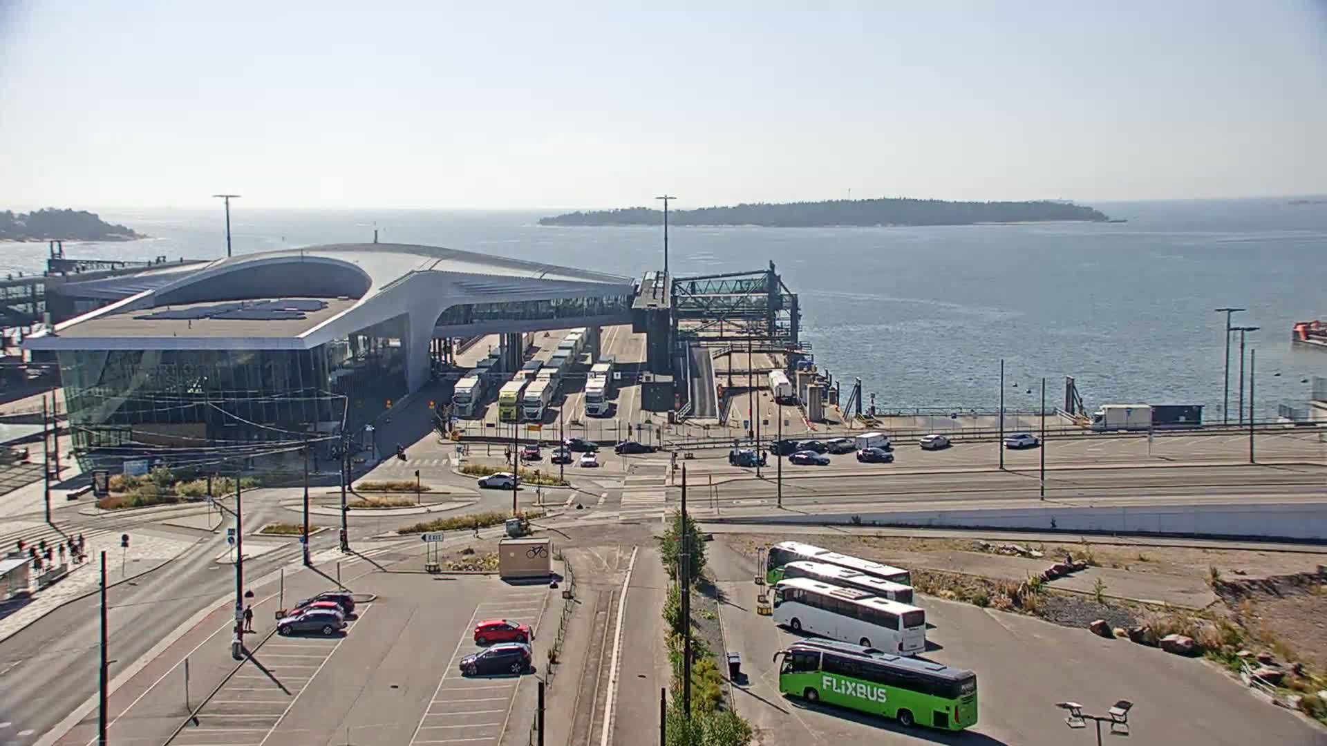 Port of Helsinki, West Harbour South View Live Cam - Hietalahti, Helsinki, Uusimaa, Finland
