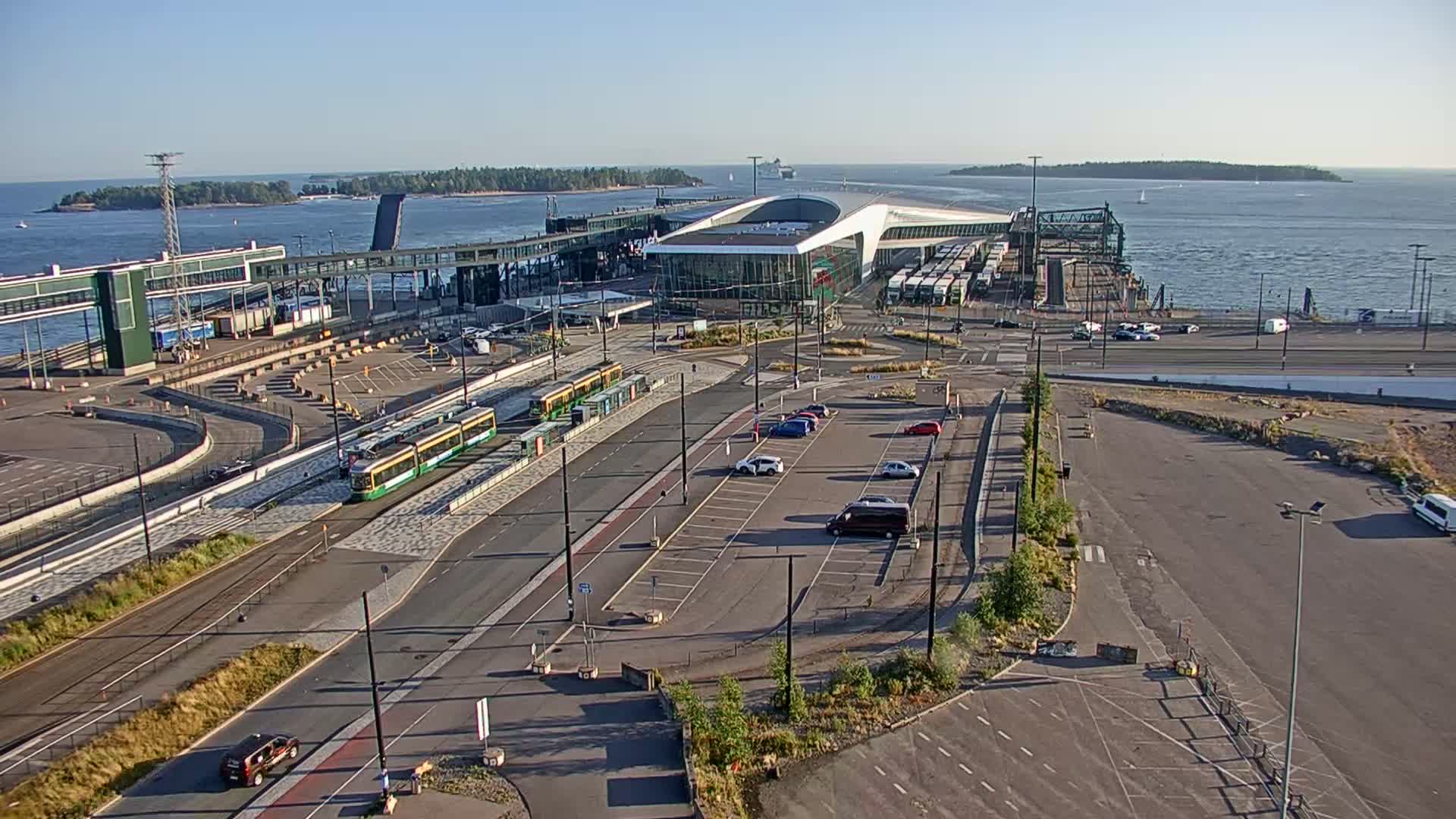 Port of Helsinki, West Harbour South View Live Cam - Hietalahti, Helsinki, Uusimaa, Finland