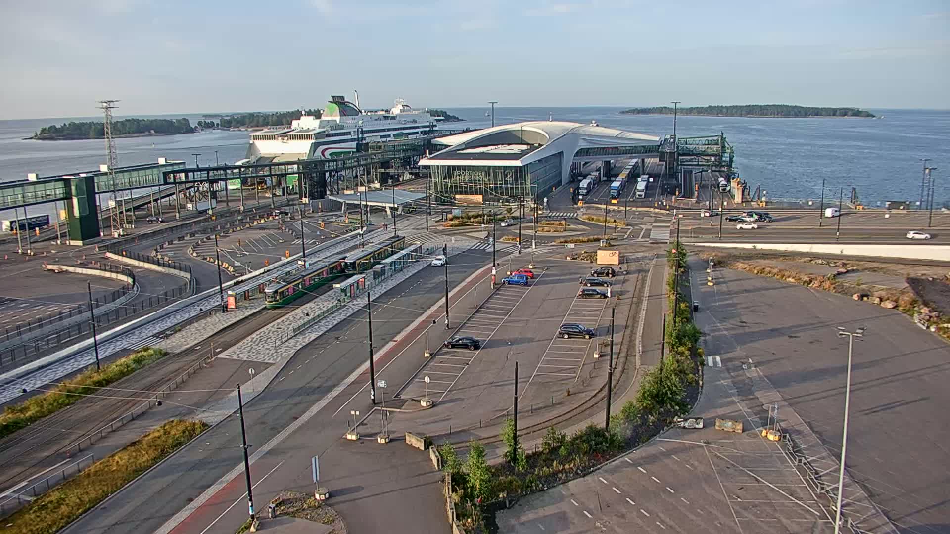 Port of Helsinki, West Harbour South View Live Cam - Hietalahti, Helsinki, Uusimaa, Finland