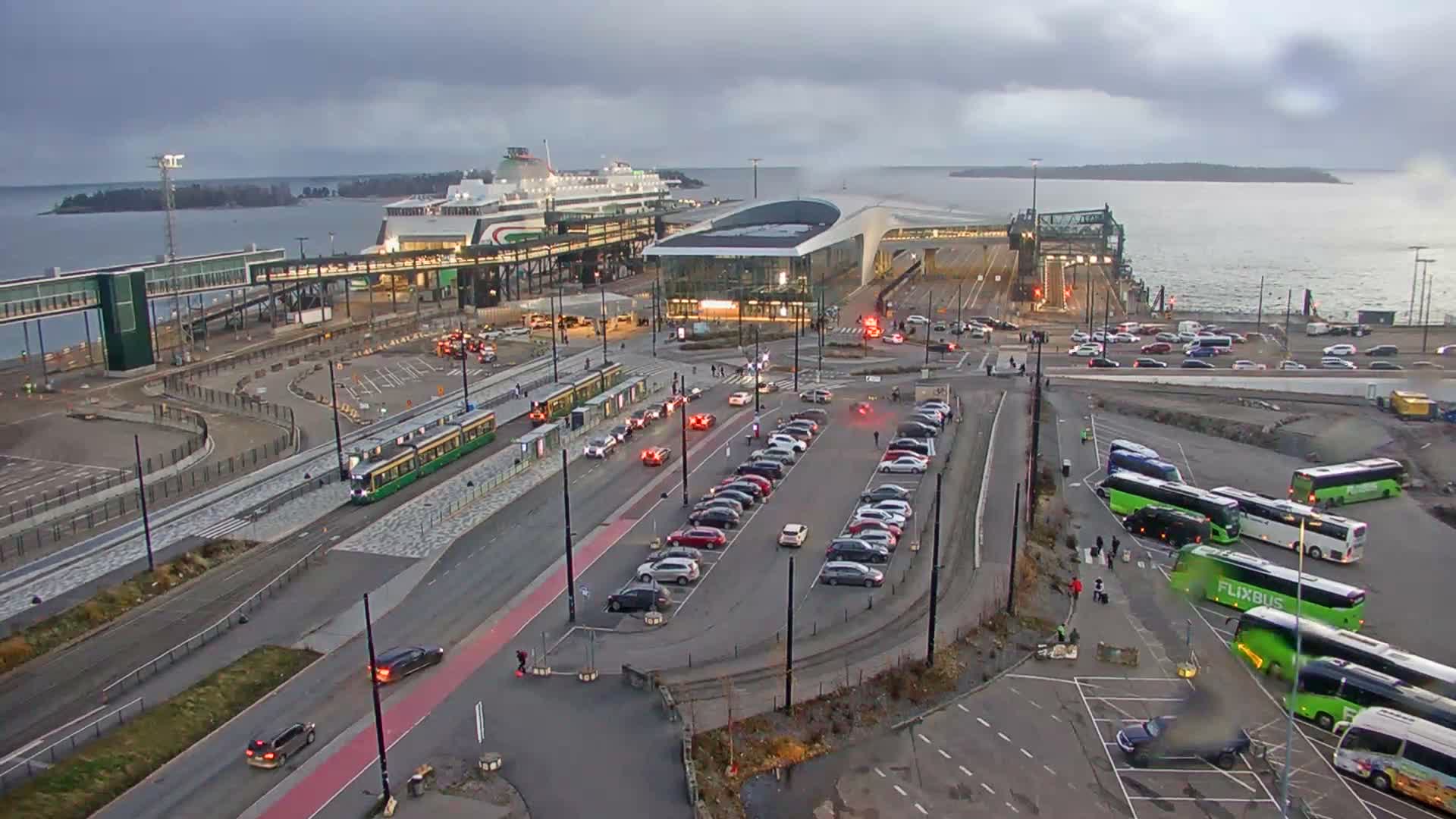 Port of Helsinki, West Harbour South View Live Cam - Hietalahti, Helsinki, Uusimaa, Finland
