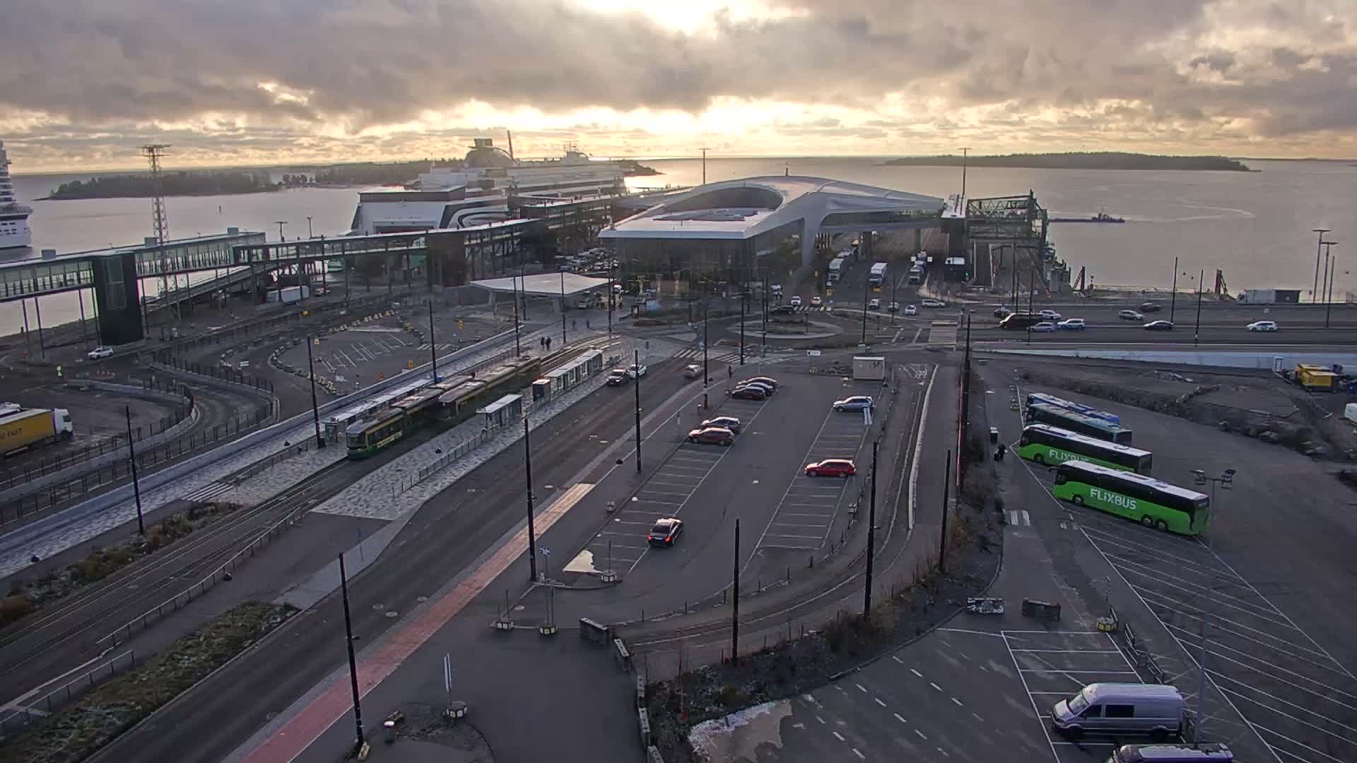 Port of Helsinki, West Harbour South View Live Cam - Hietalahti, Helsinki, Uusimaa, Finland
