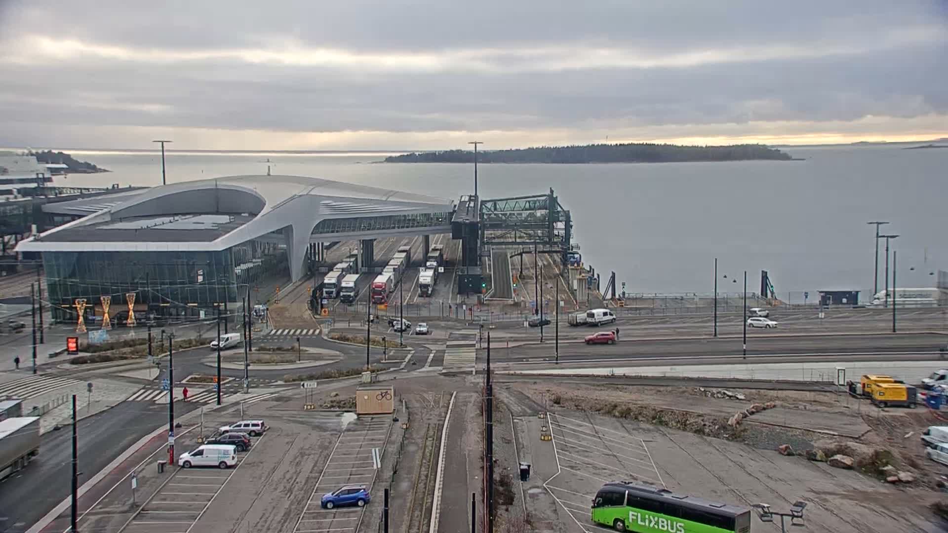 Port of Helsinki, West Harbour South View Live Cam - Hietalahti, Helsinki, Uusimaa, Finland