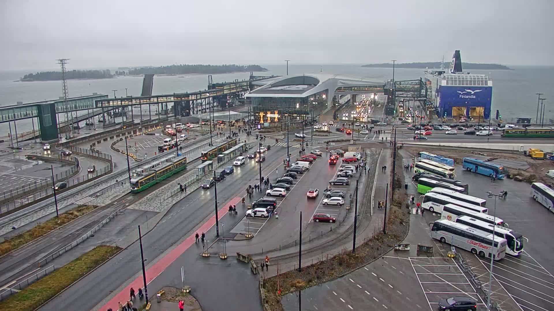 Port of Helsinki, West Harbour South View Live Cam - Hietalahti, Helsinki, Uusimaa, Finland