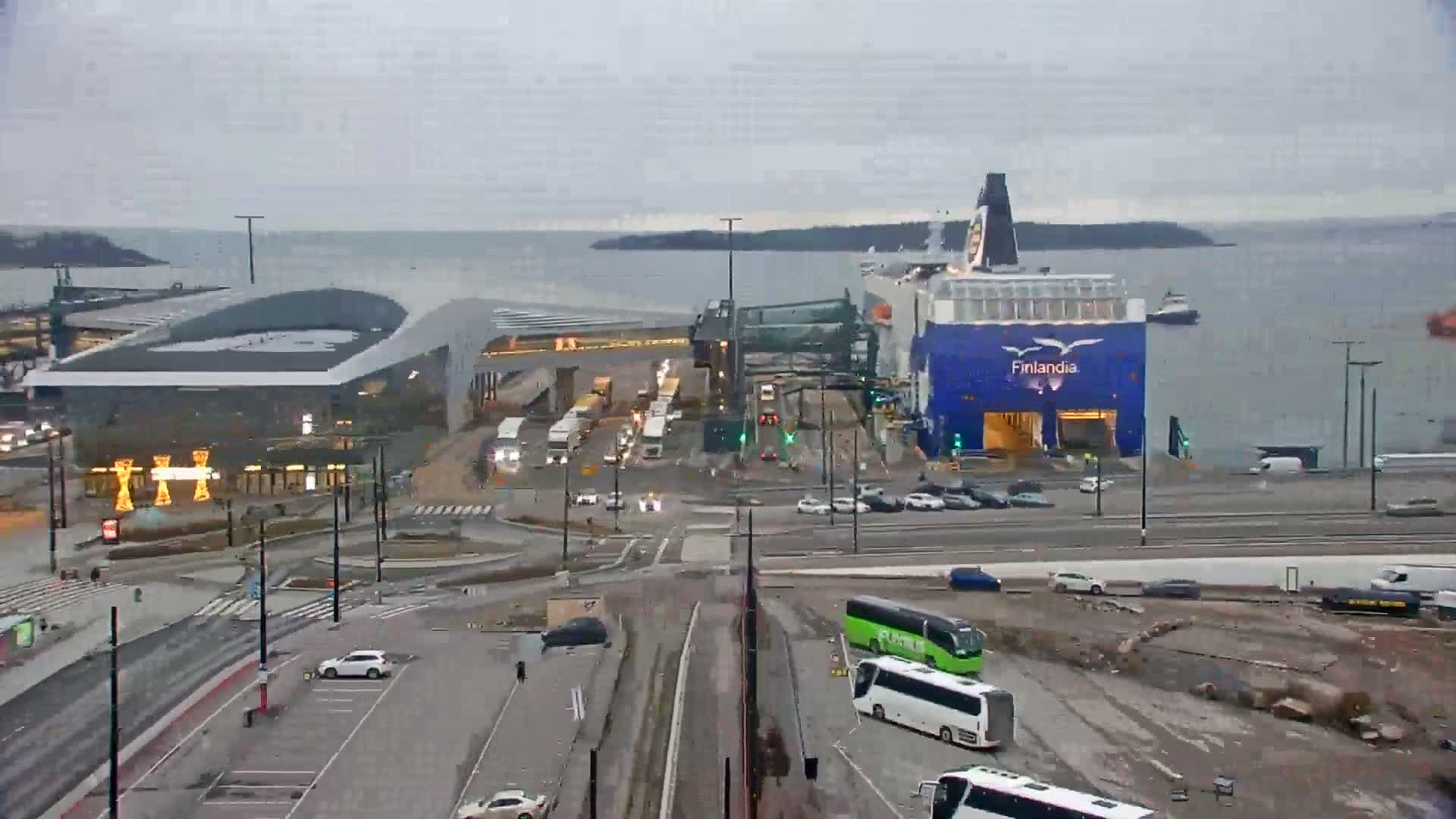 Port of Helsinki, West Harbour South View Live Cam - Hietalahti, Helsinki, Uusimaa, Finland