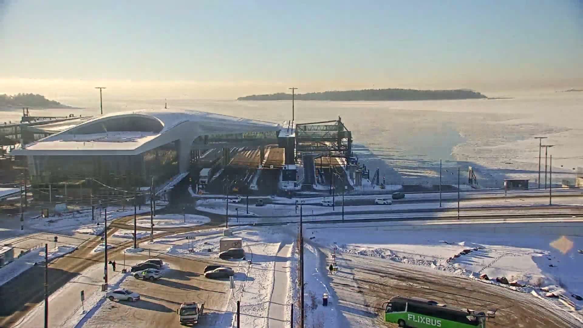 Port of Helsinki, West Harbour South View Live Cam - Hietalahti, Helsinki, Uusimaa, Finland