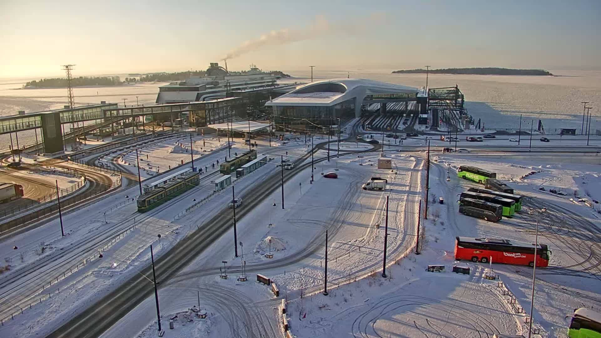 Port of Helsinki, West Harbour South View Live Cam - Hietalahti, Helsinki, Uusimaa, Finland