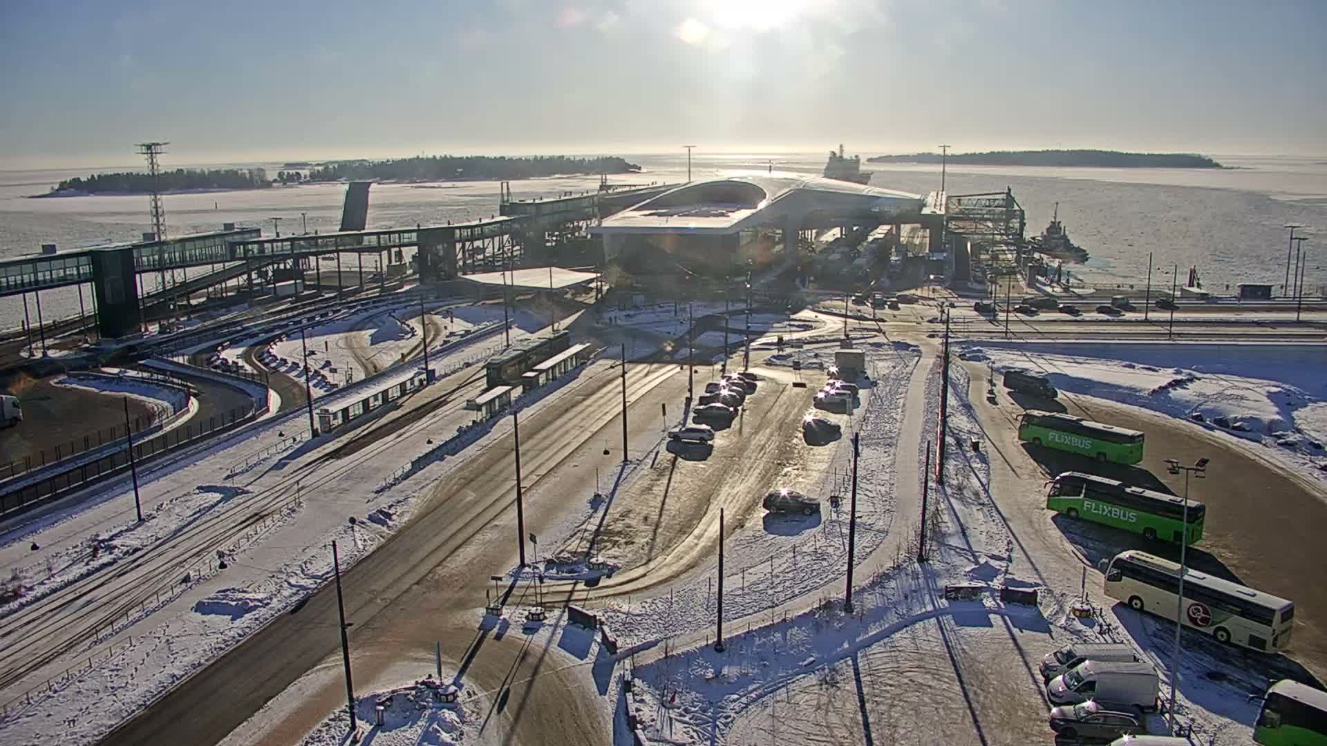 Port of Helsinki, West Harbour South View Live Cam - Hietalahti, Helsinki, Uusimaa, Finland