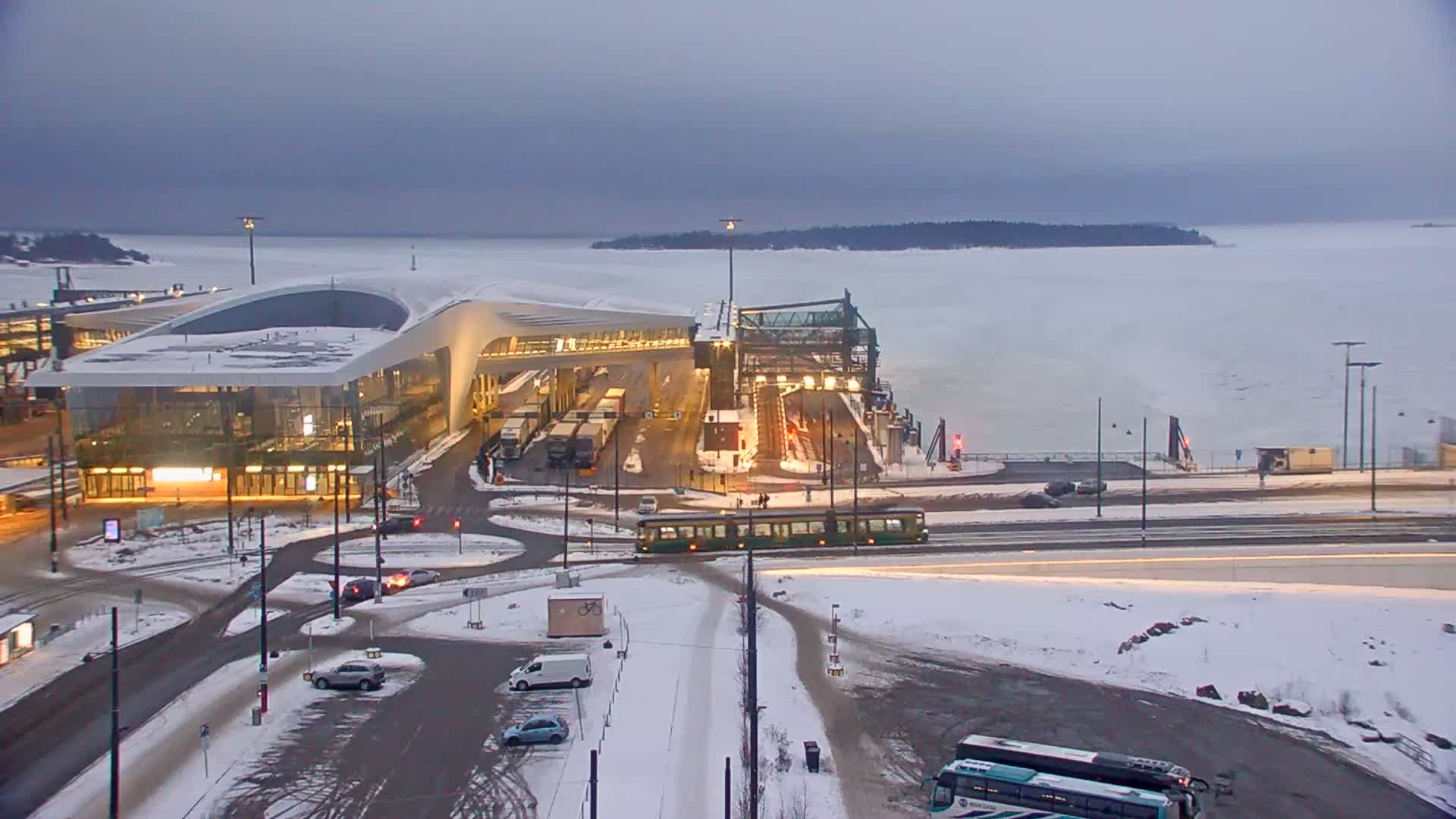 Port of Helsinki, West Harbour South View Live Cam - Hietalahti, Helsinki, Uusimaa, Finland