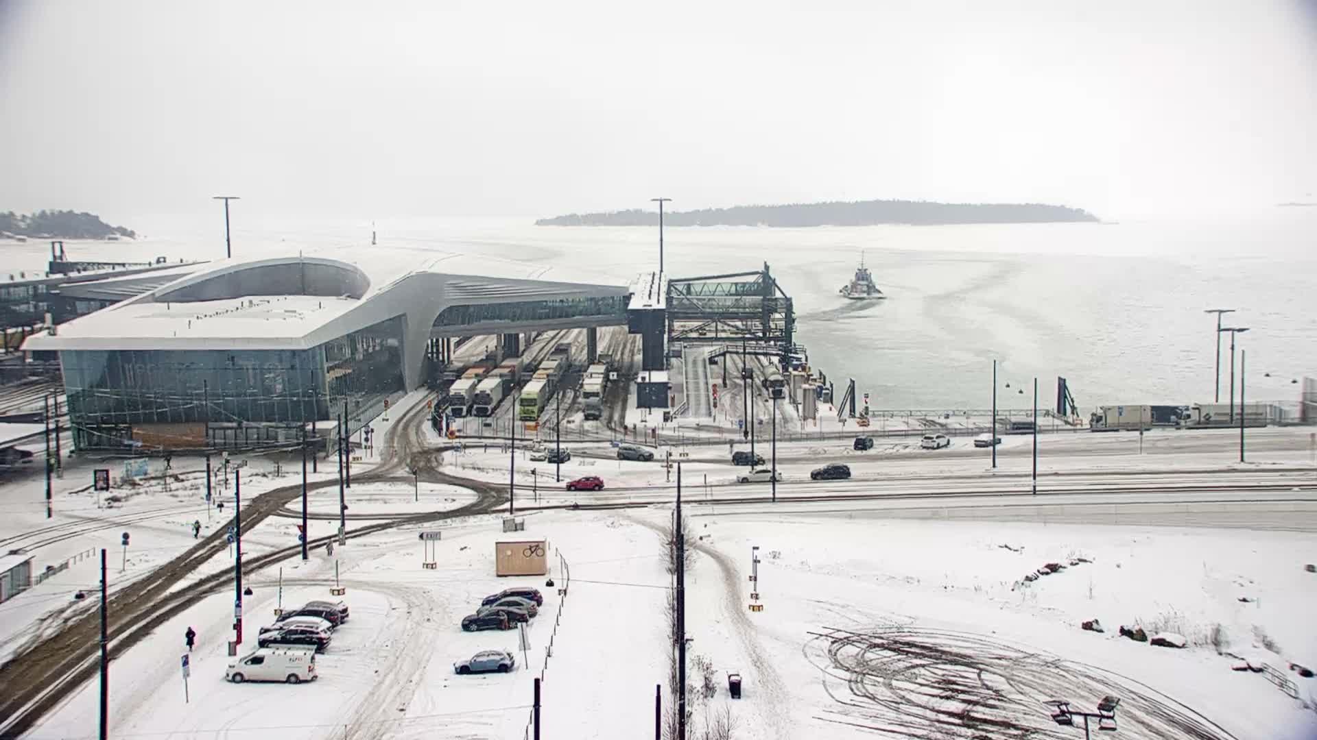 Port of Helsinki, West Harbour South View Live Cam - Hietalahti, Helsinki, Uusimaa, Finland