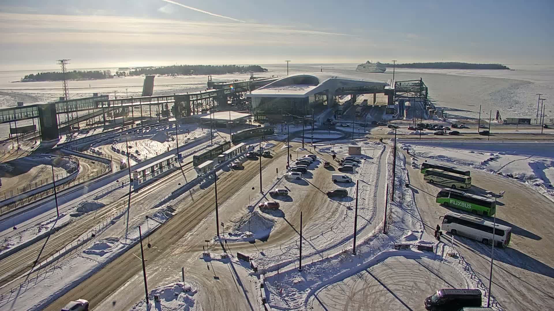 Port of Helsinki, West Harbour South View Live Cam - Hietalahti, Helsinki, Uusimaa, Finland