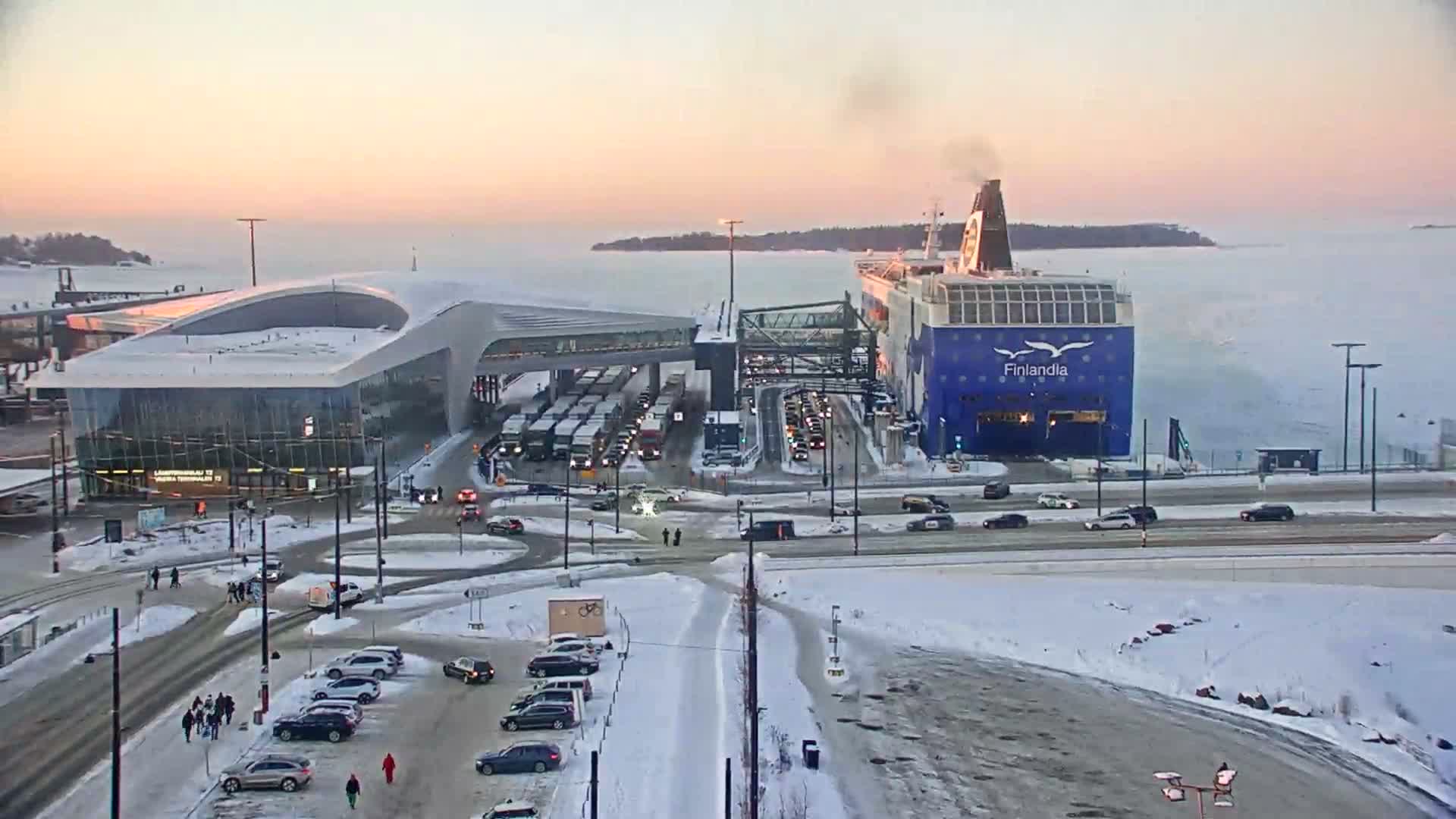 Port of Helsinki, West Harbour South View Live Cam - Hietalahti, Helsinki, Uusimaa, Finland