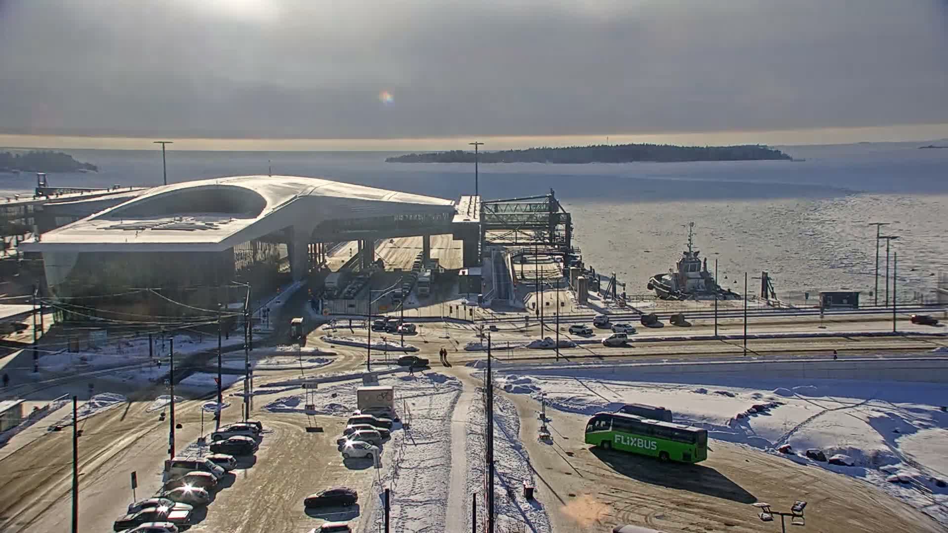 Port of Helsinki, West Harbour South View Live Cam - Hietalahti, Helsinki, Uusimaa, Finland