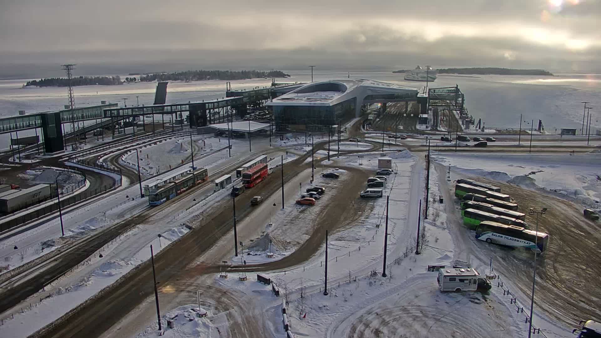 Port of Helsinki, West Harbour South View Live Cam - Hietalahti, Helsinki, Uusimaa, Finland