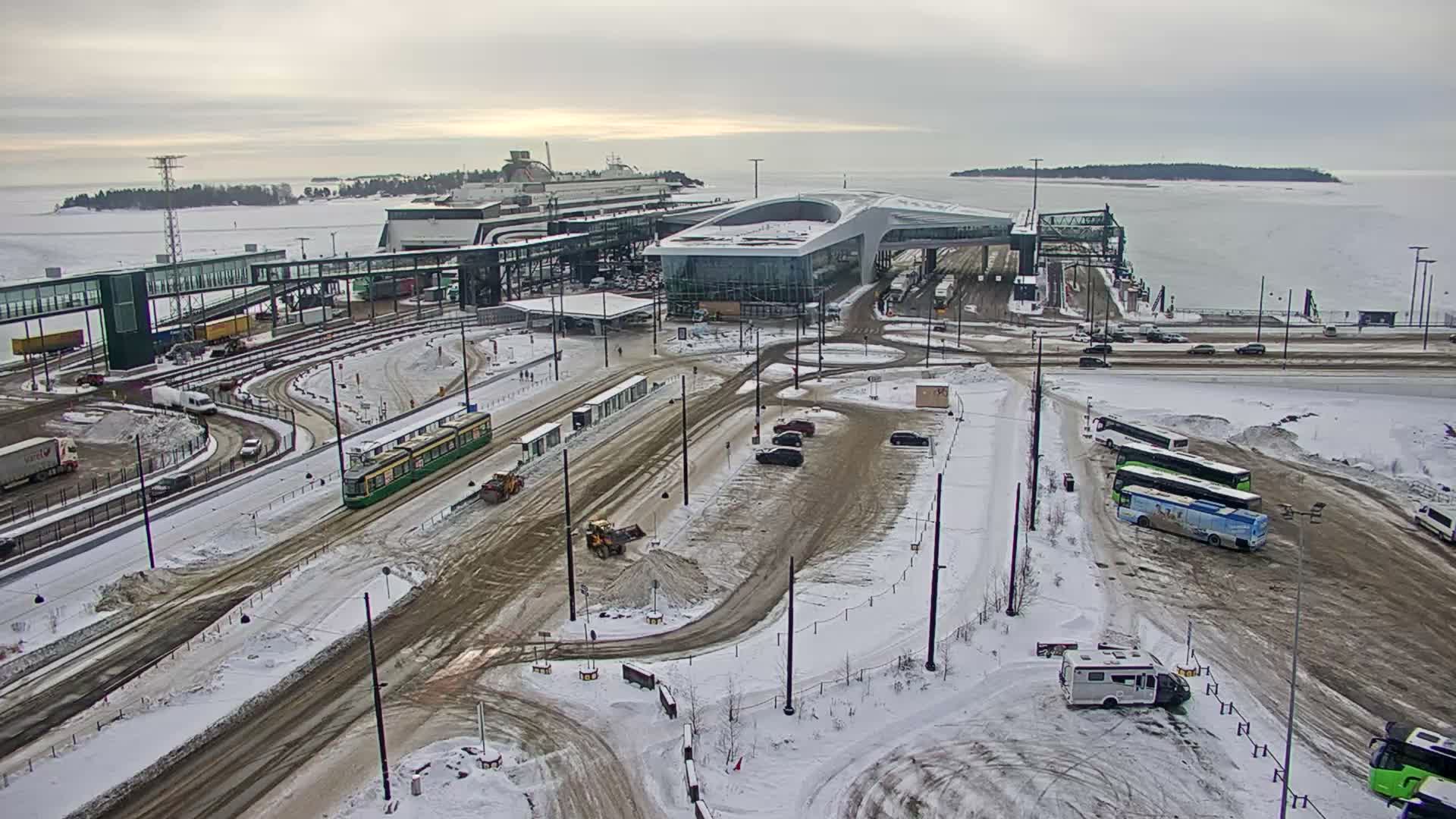 Port of Helsinki, West Harbour South View Live Cam - Hietalahti, Helsinki, Uusimaa, Finland