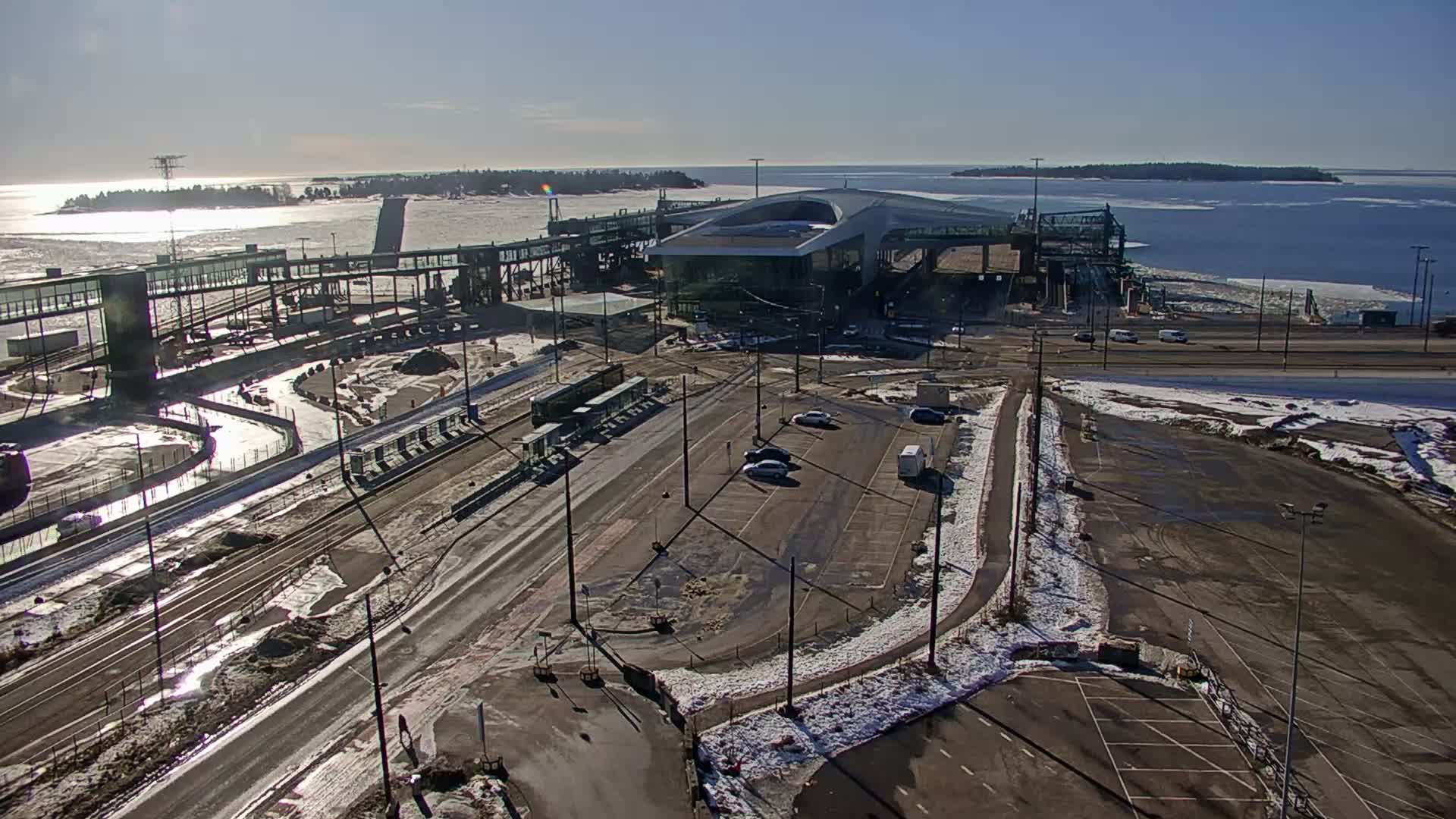 Port of Helsinki, West Harbour South View Live Cam - Hietalahti, Helsinki, Uusimaa, Finland