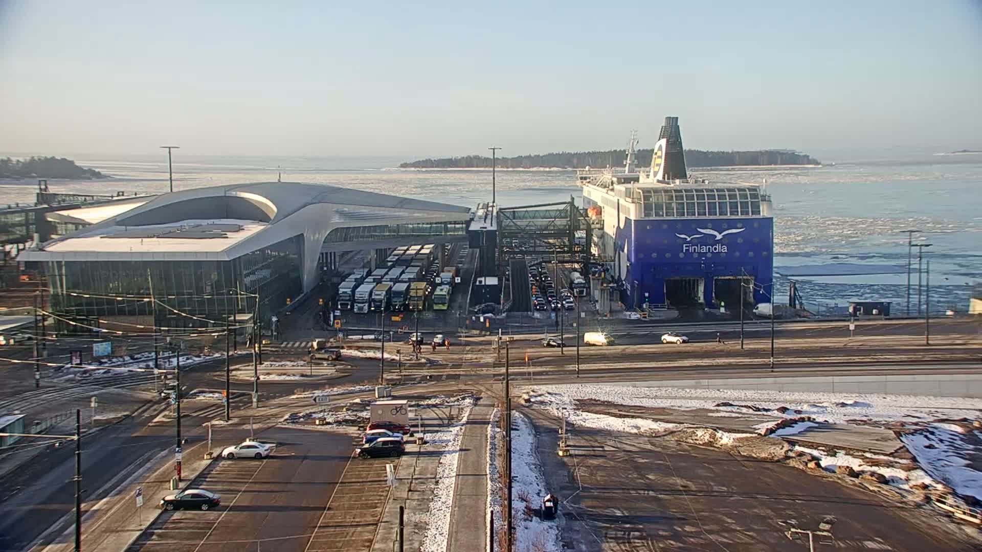 Port of Helsinki, West Harbour South View Live Cam - Hietalahti, Helsinki, Uusimaa, Finland