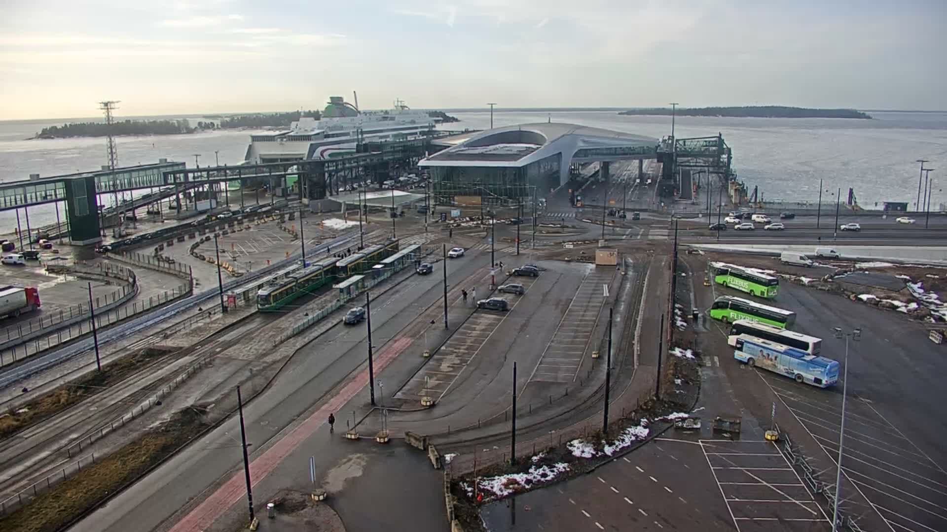 Port of Helsinki, West Harbour South View Live Cam - Hietalahti, Helsinki, Uusimaa, Finland