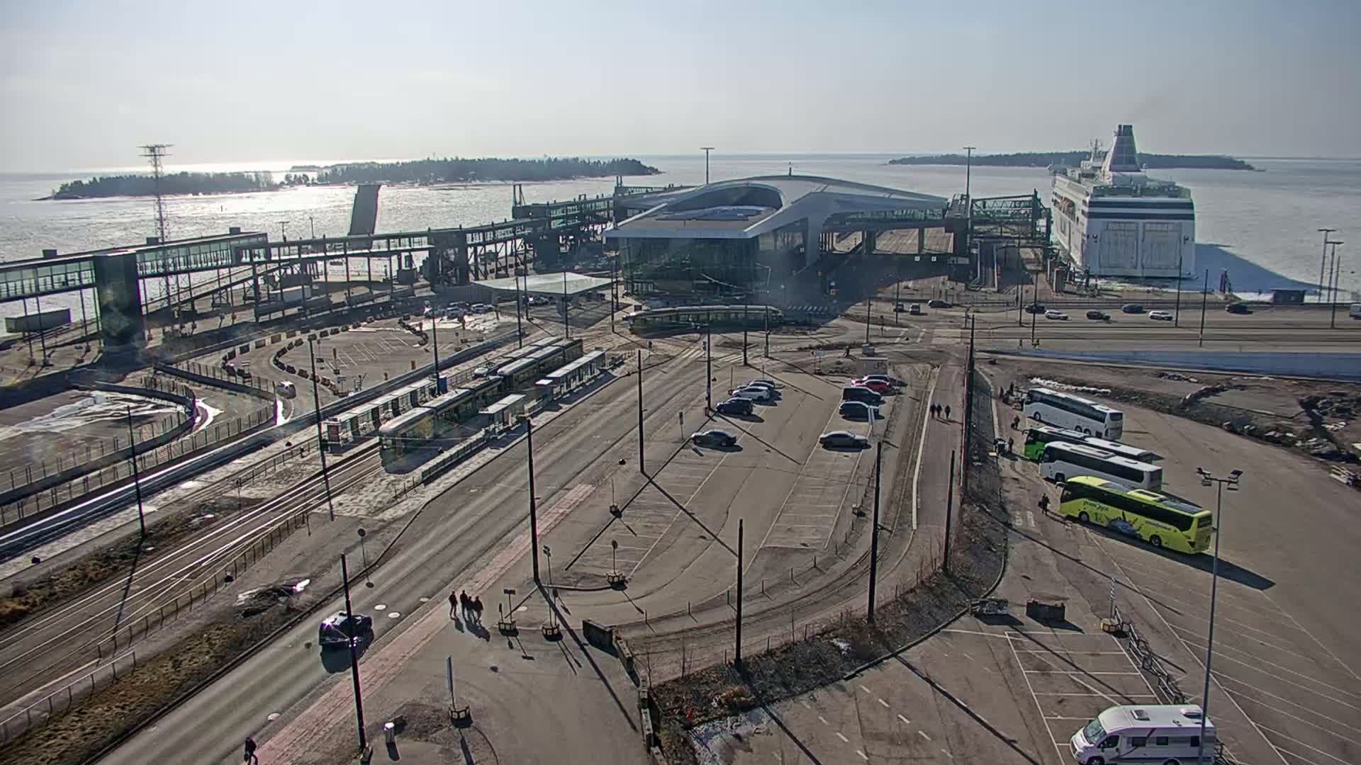 Port of Helsinki, West Harbour South View Live Cam - Hietalahti, Helsinki, Uusimaa, Finland