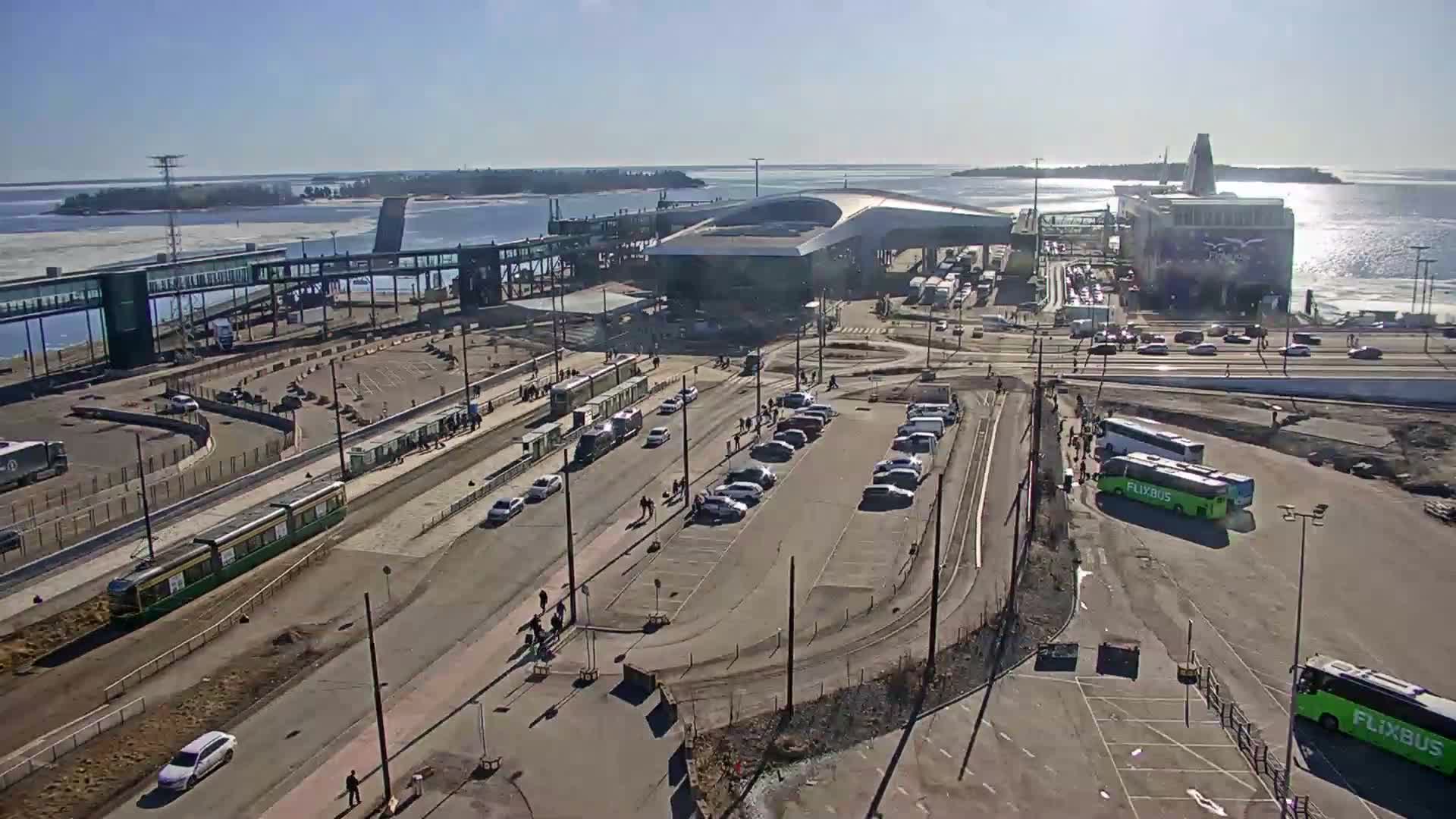 Port of Helsinki, West Harbour South View Live Cam - Hietalahti, Helsinki, Uusimaa, Finland