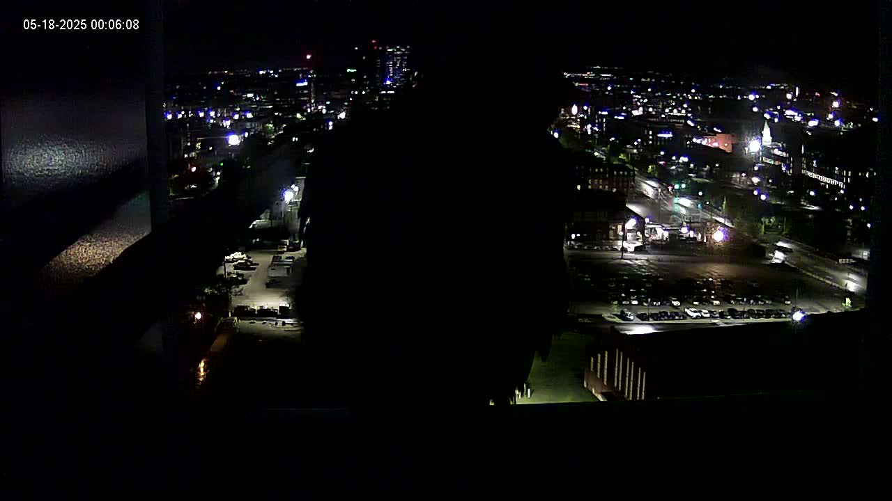 New Hampshire , Manchester City Skyline & Falcons Life Live Cam 1 - Manchester, Hillsborough, New Hampshire, USA