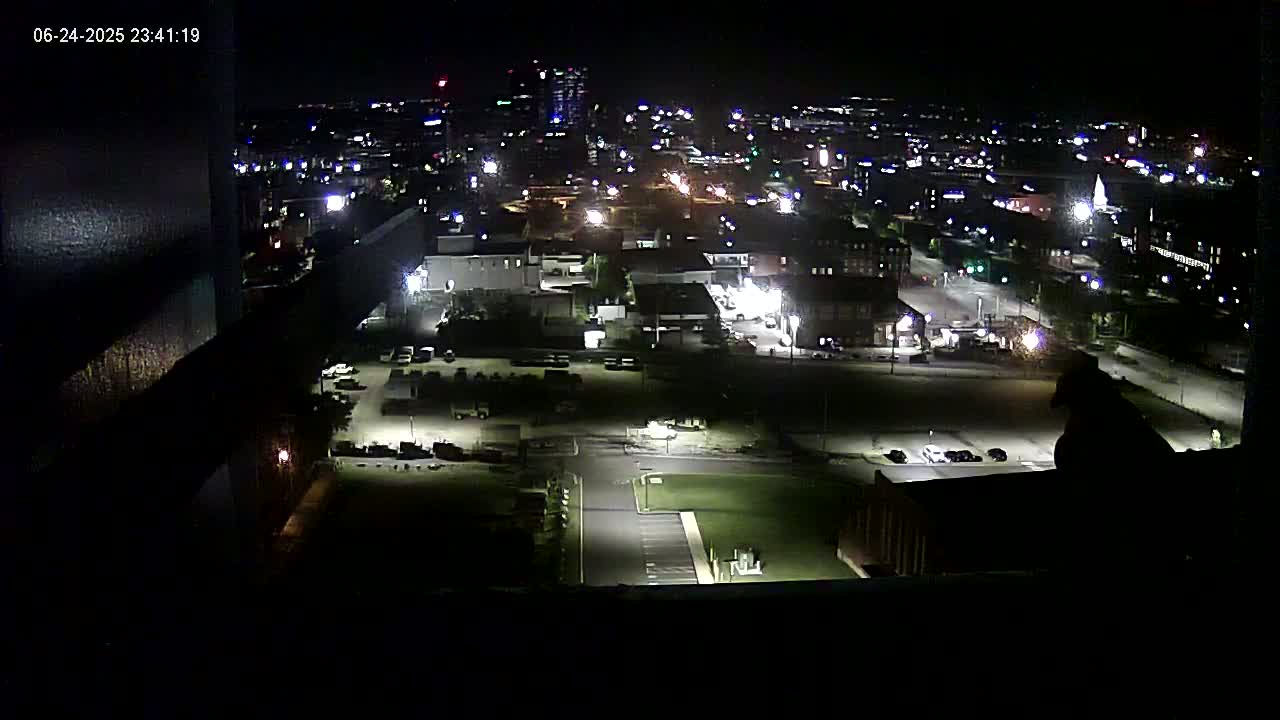 New Hampshire , Manchester City Skyline & Falcons Life Live Cam 1 - Manchester, Hillsborough, New Hampshire, USA