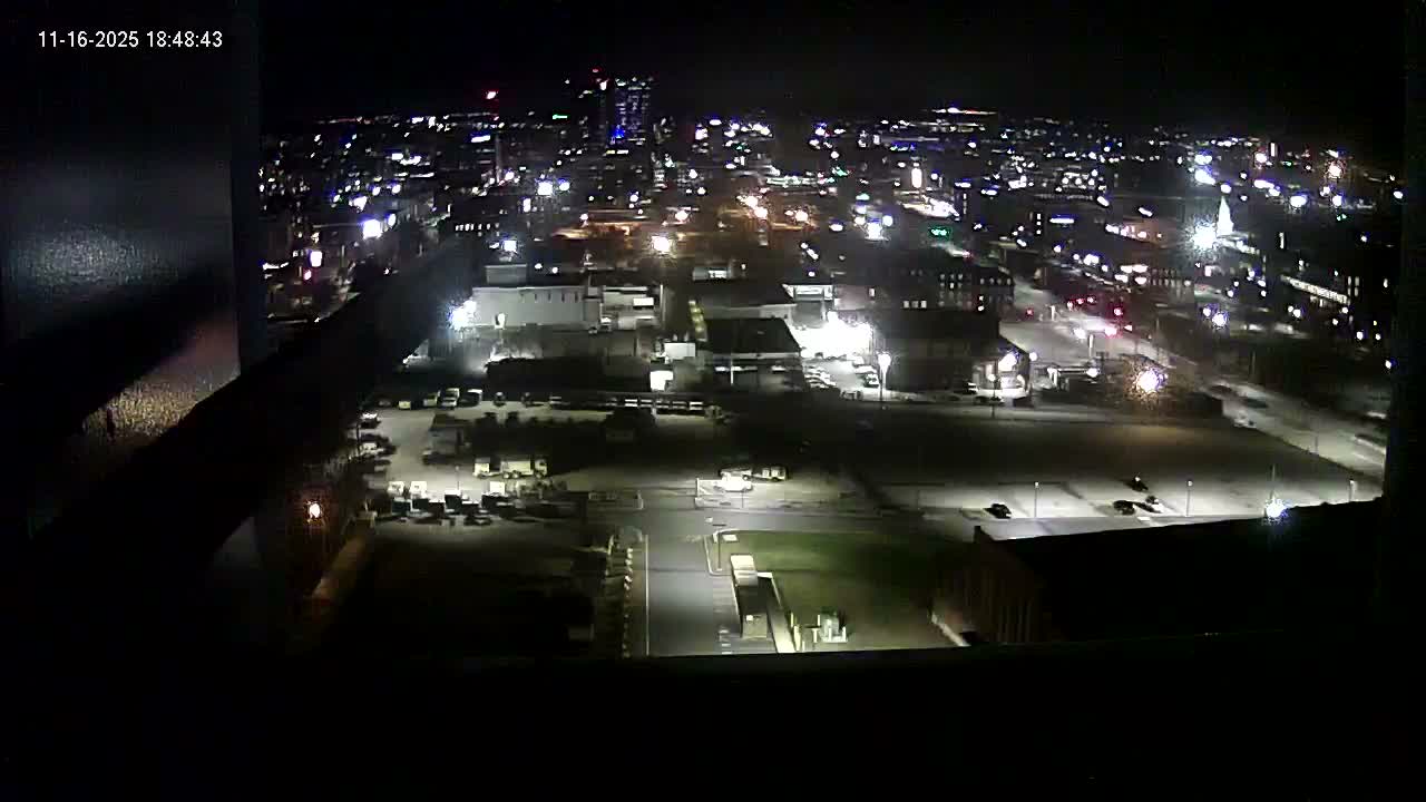 New Hampshire , Manchester City Skyline & Falcons Life Live Cam 1 - Manchester, Hillsborough, New Hampshire, USA