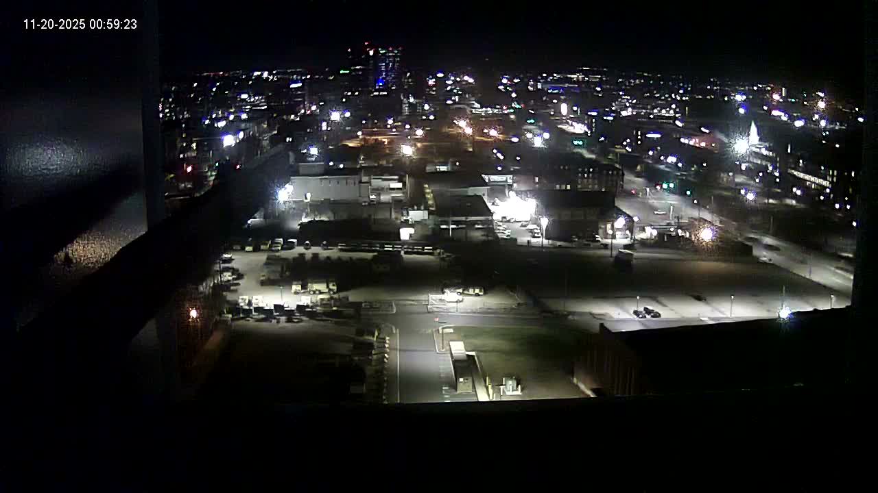 New Hampshire , Manchester City Skyline & Falcons Life Live Cam 1 - Manchester, Hillsborough, New Hampshire, USA