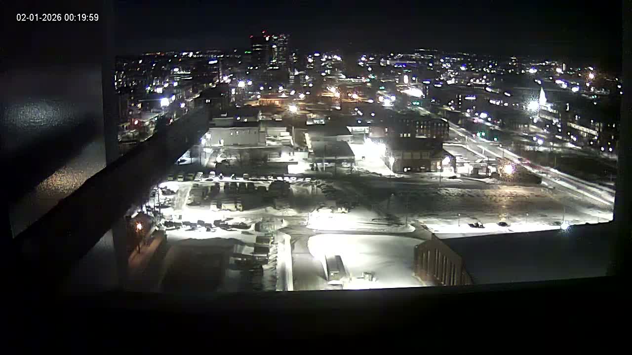 New Hampshire , Manchester City Skyline & Falcons Life Live Cam 1 - Manchester, Hillsborough, New Hampshire, USA