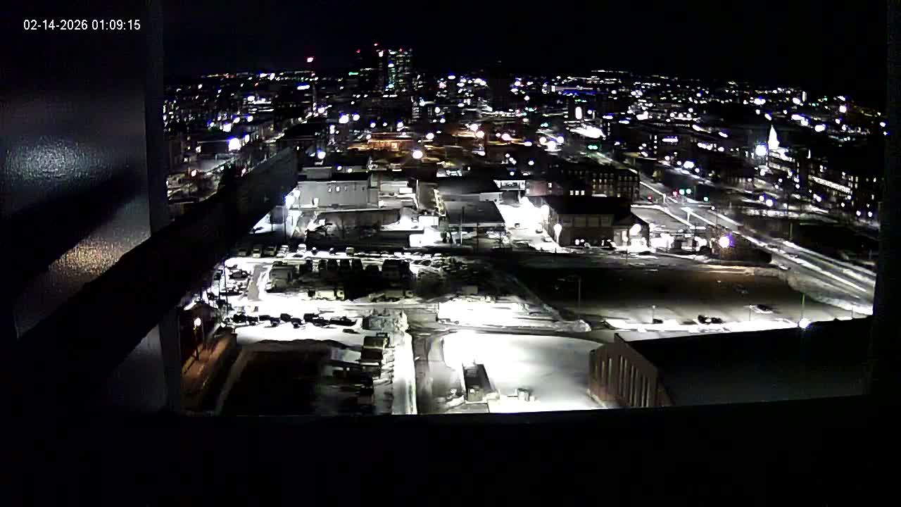 New Hampshire , Manchester City Skyline & Falcons Life Live Cam 1 - Manchester, Hillsborough, New Hampshire, USA